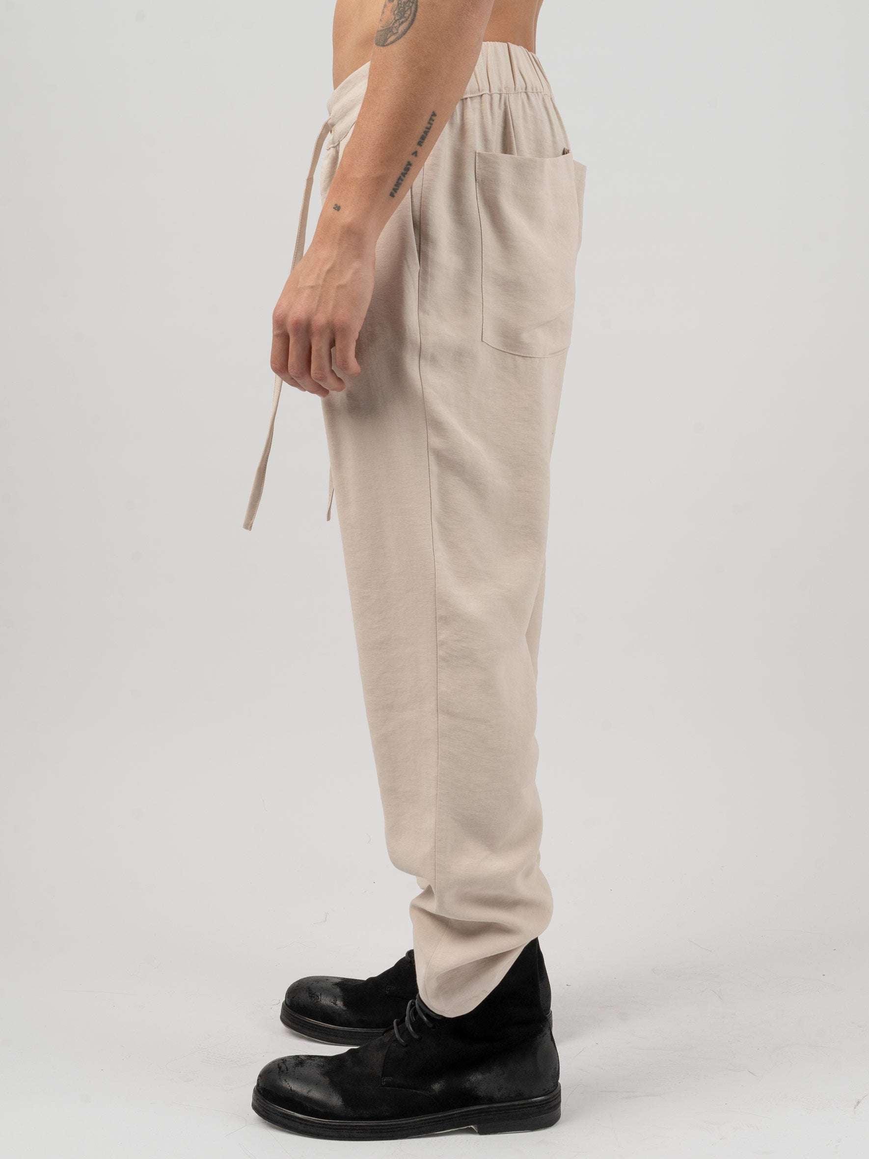 Drawstring Tapered Trousers - INN7