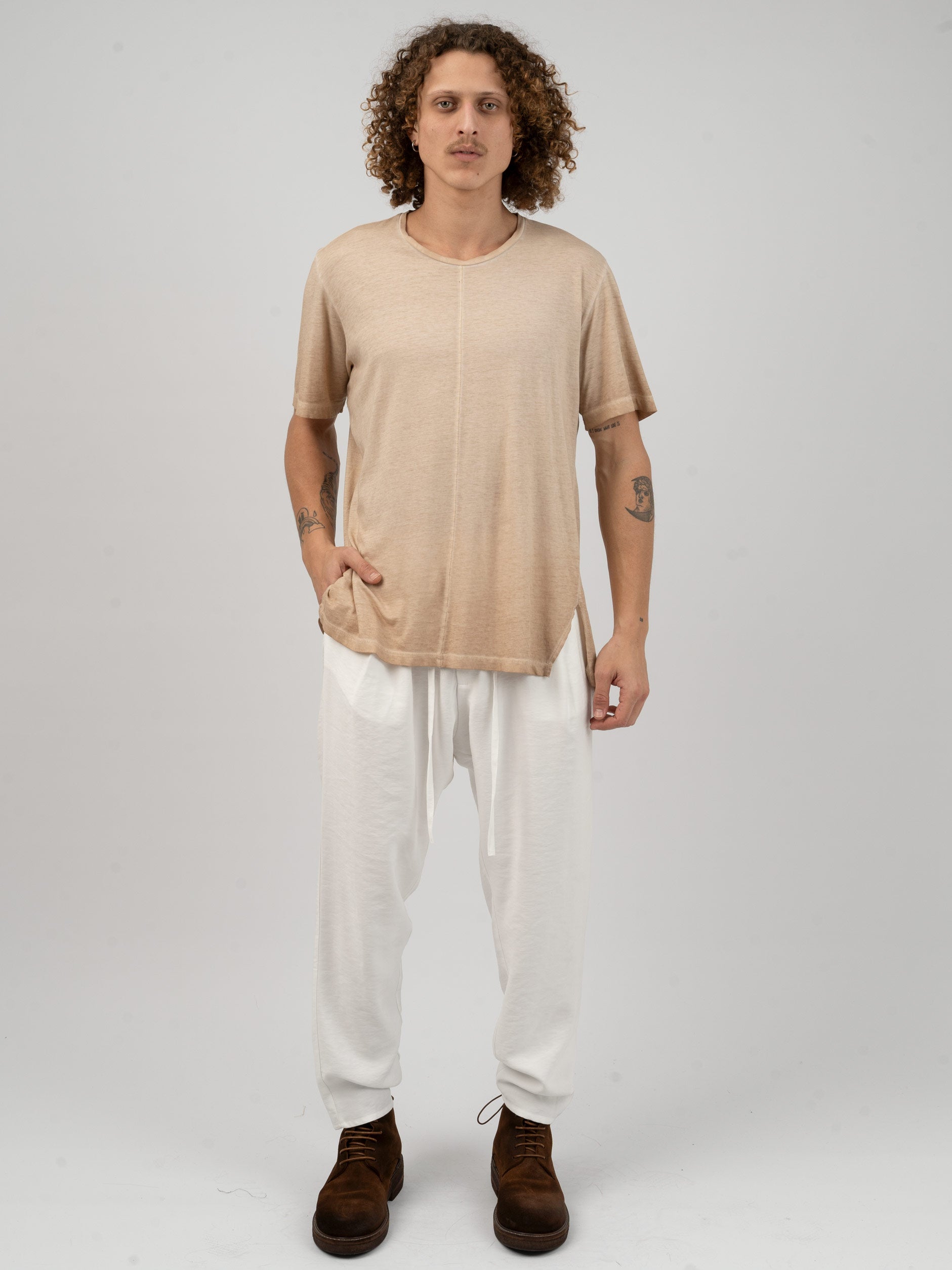 Drawstring Tapered Trousers - INN7
