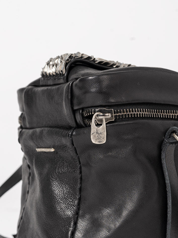 Leather Bag with 925 Silver Details