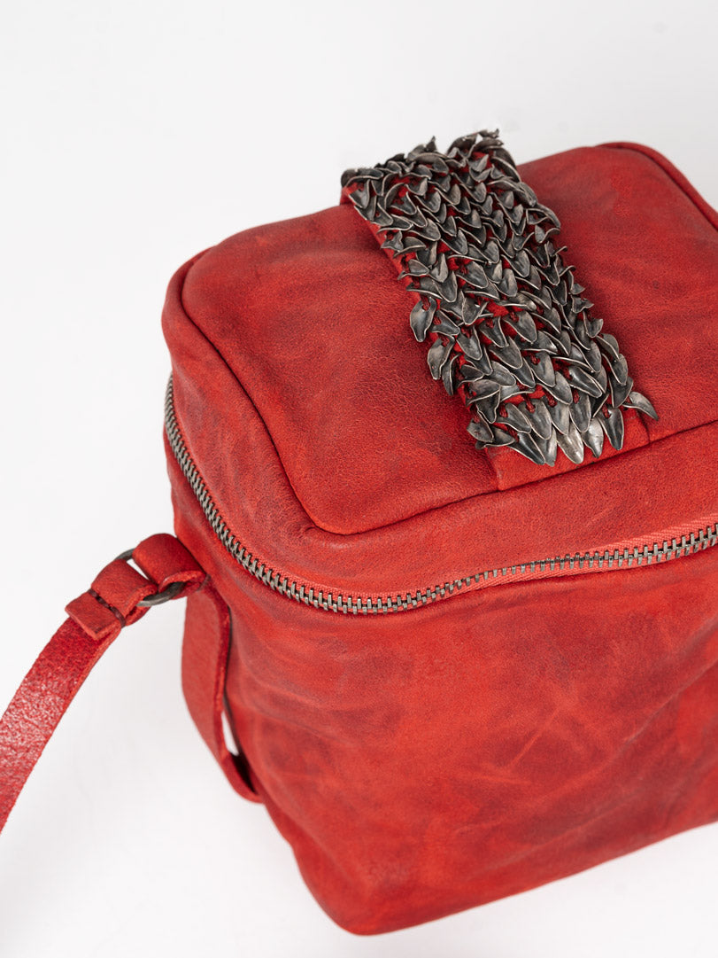 Leather Bag with 925 Silver Details