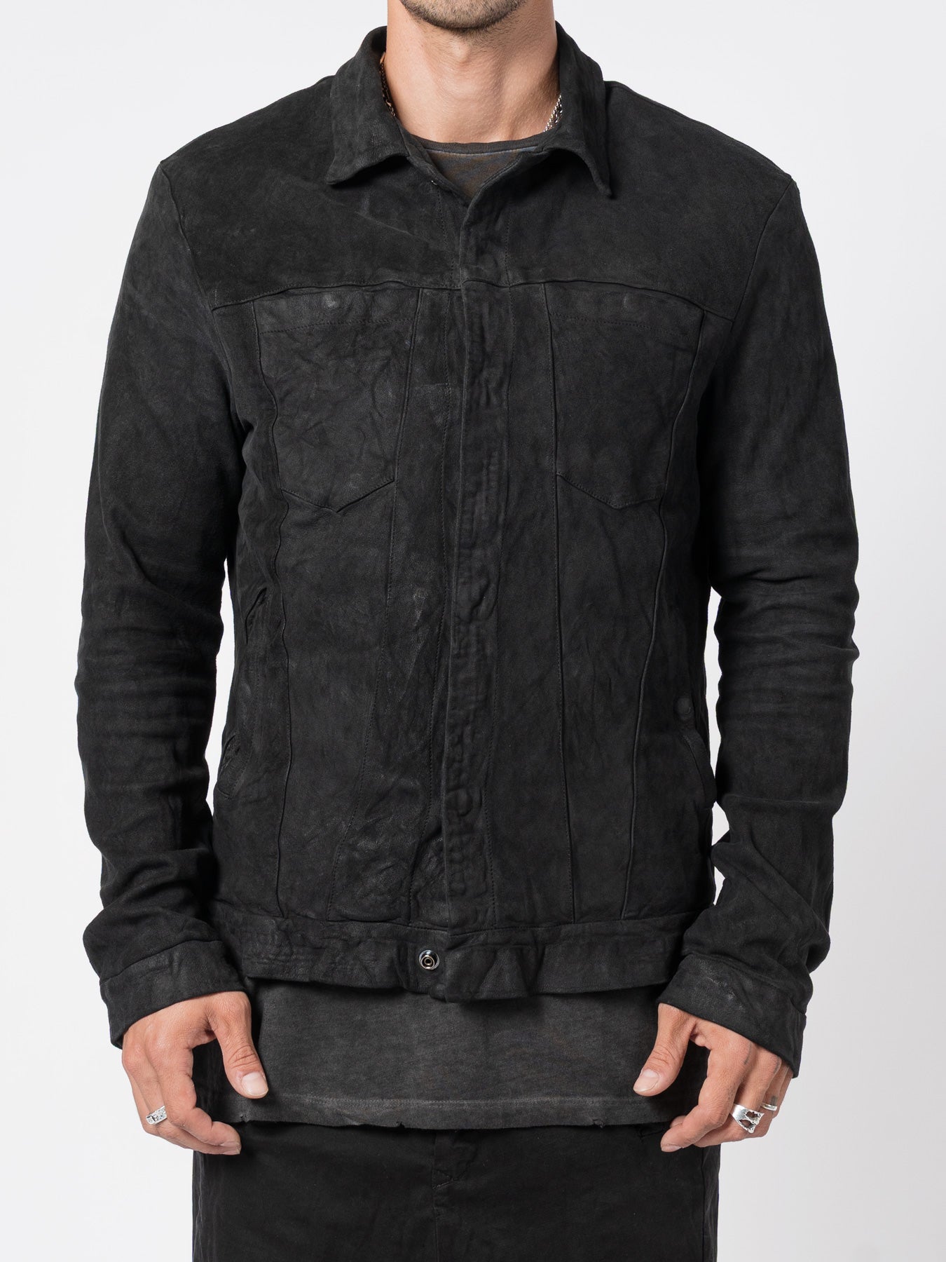 Vegetable-Tanned Leather Jacket