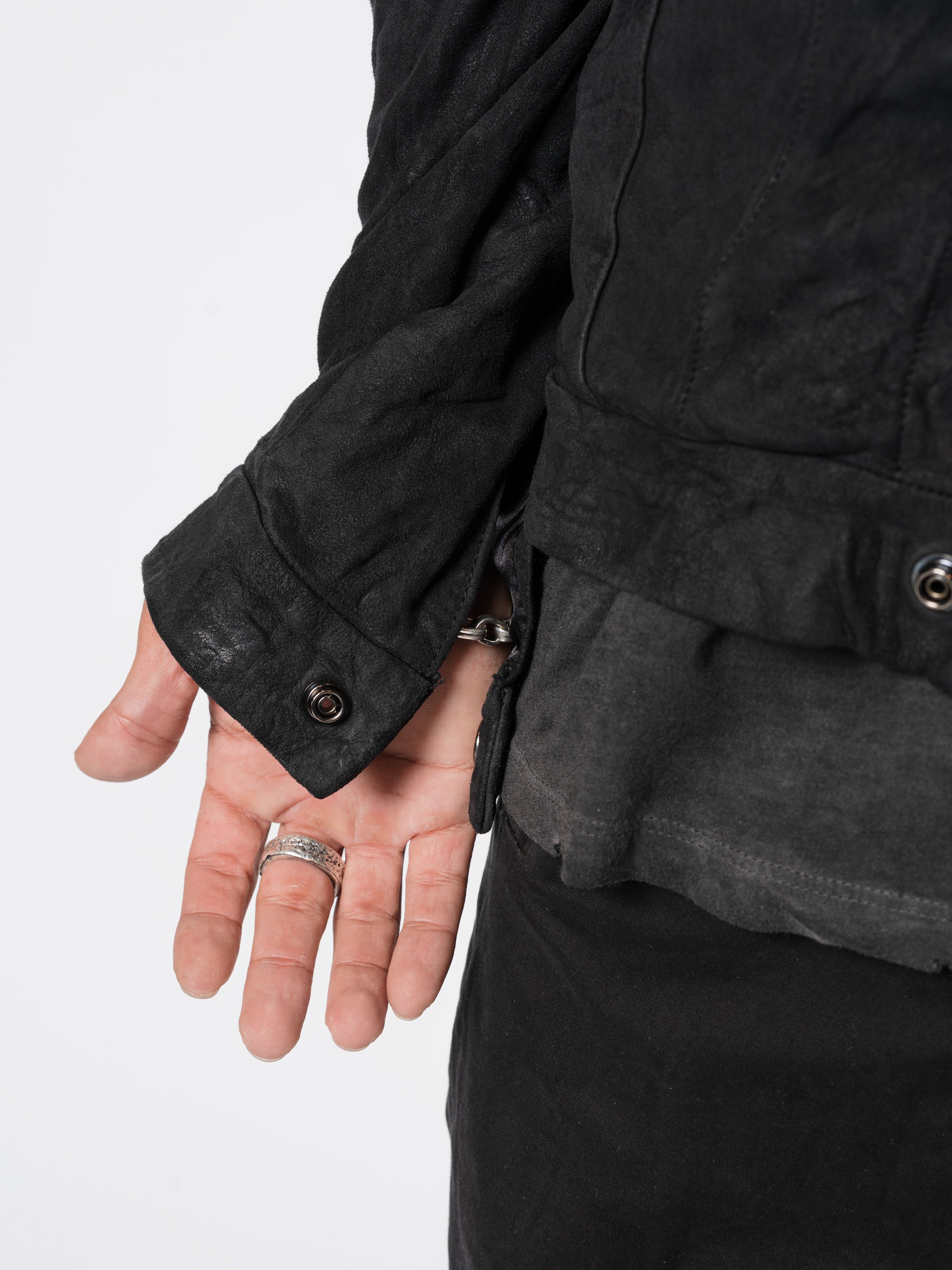 Vegetable-Tanned Leather Jacket