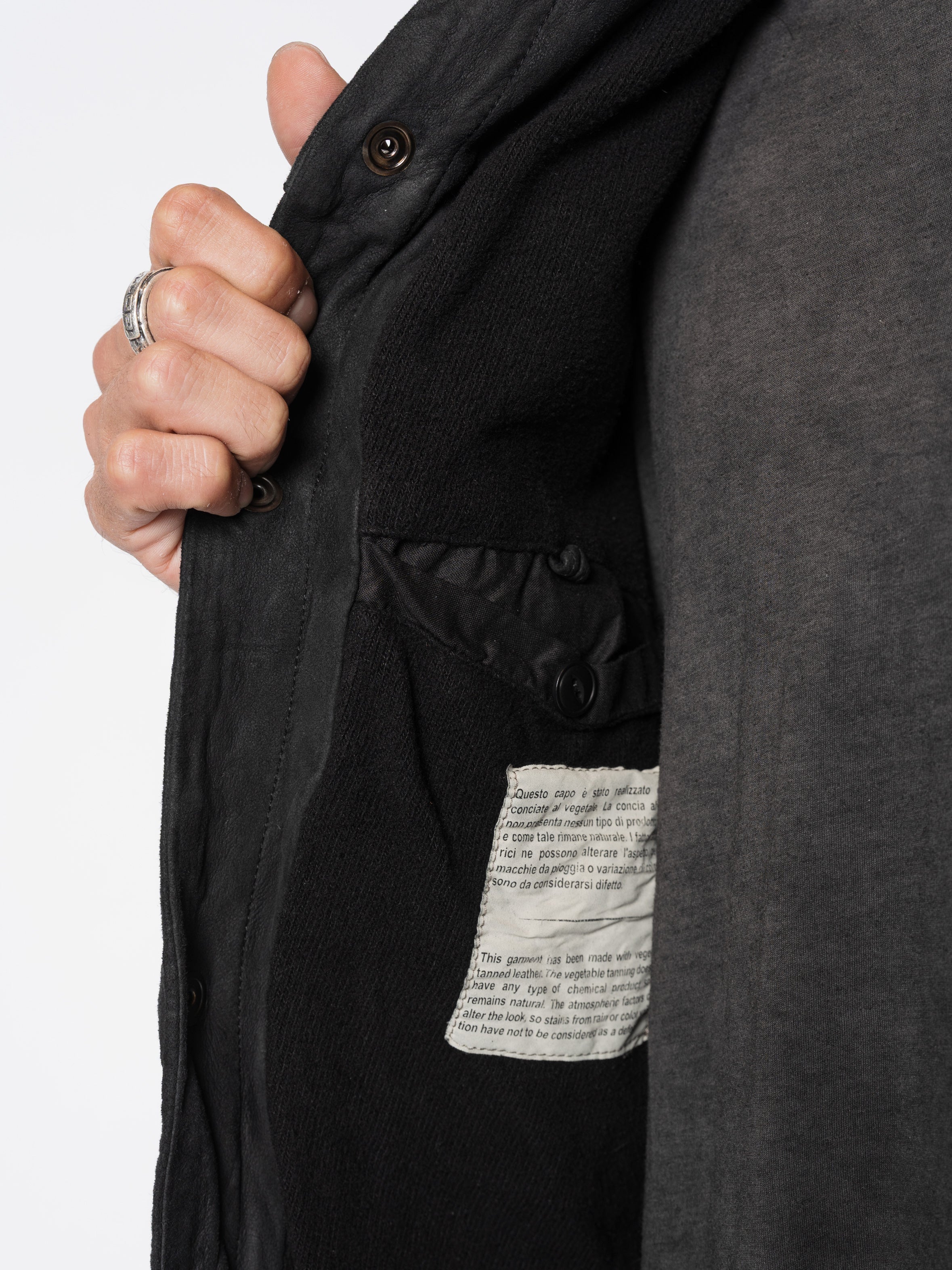 Vegetable-Tanned Leather Jacket