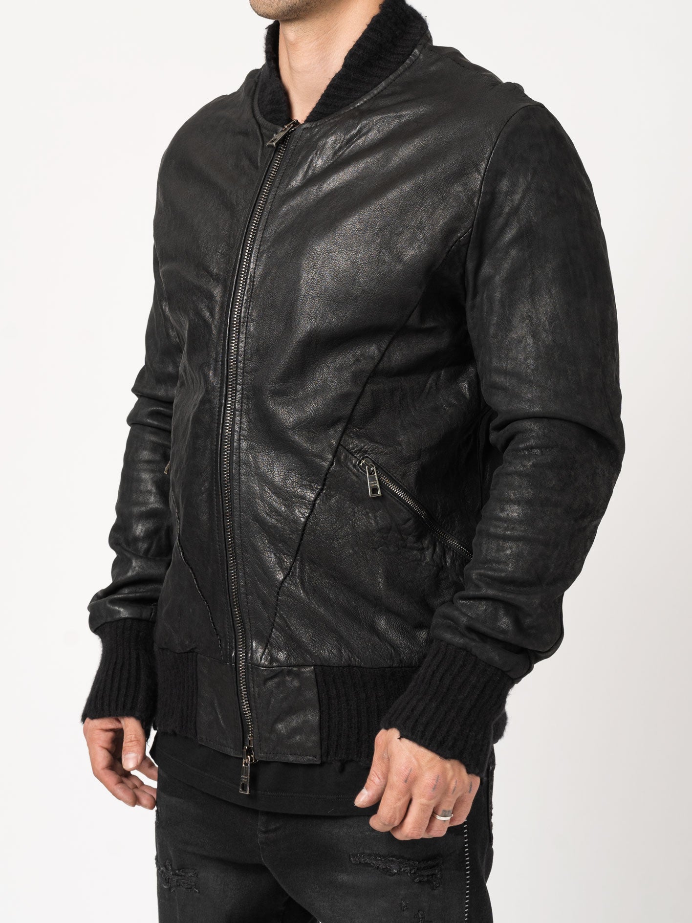 Leather Bomber