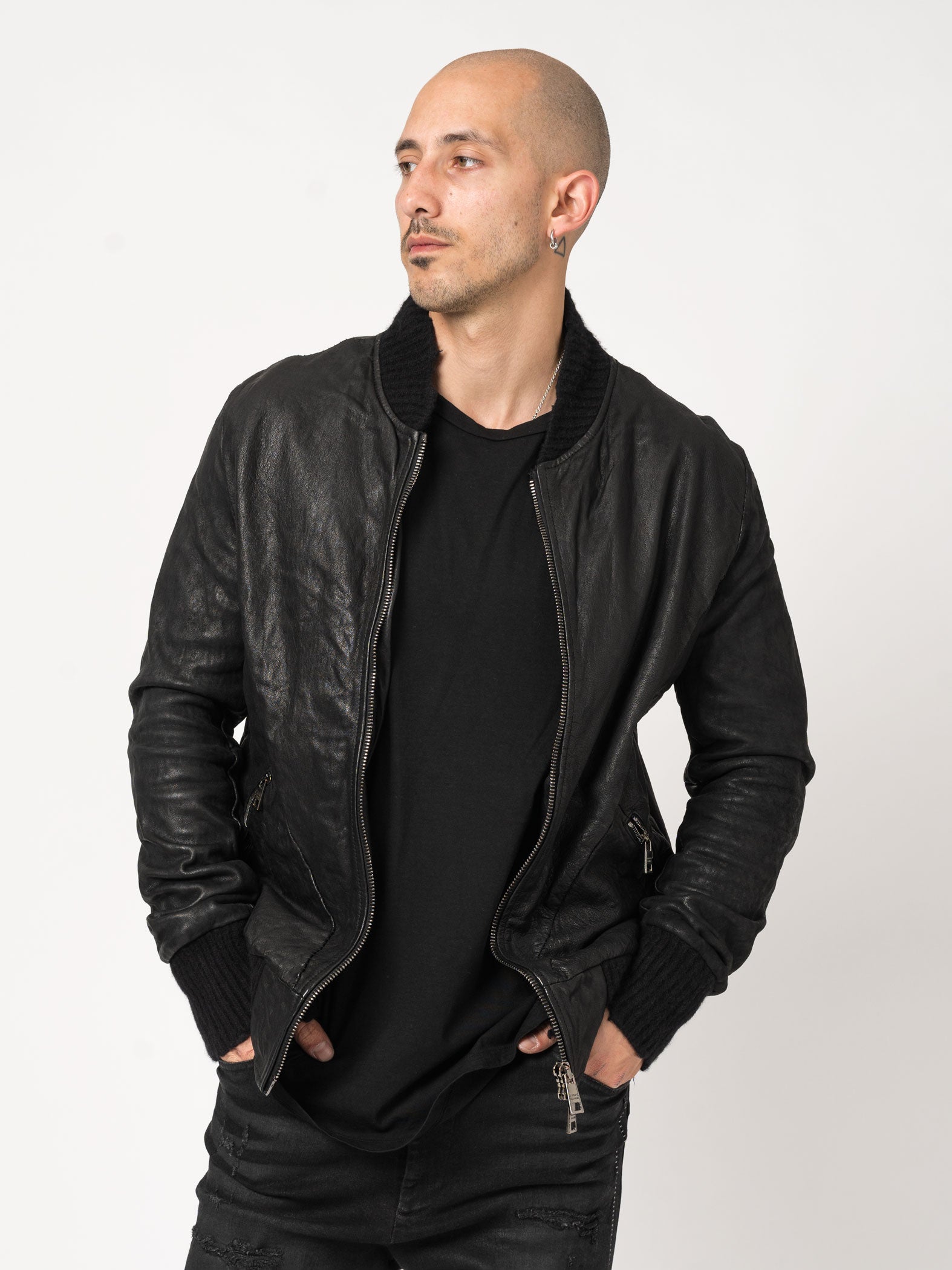 Leather Bomber