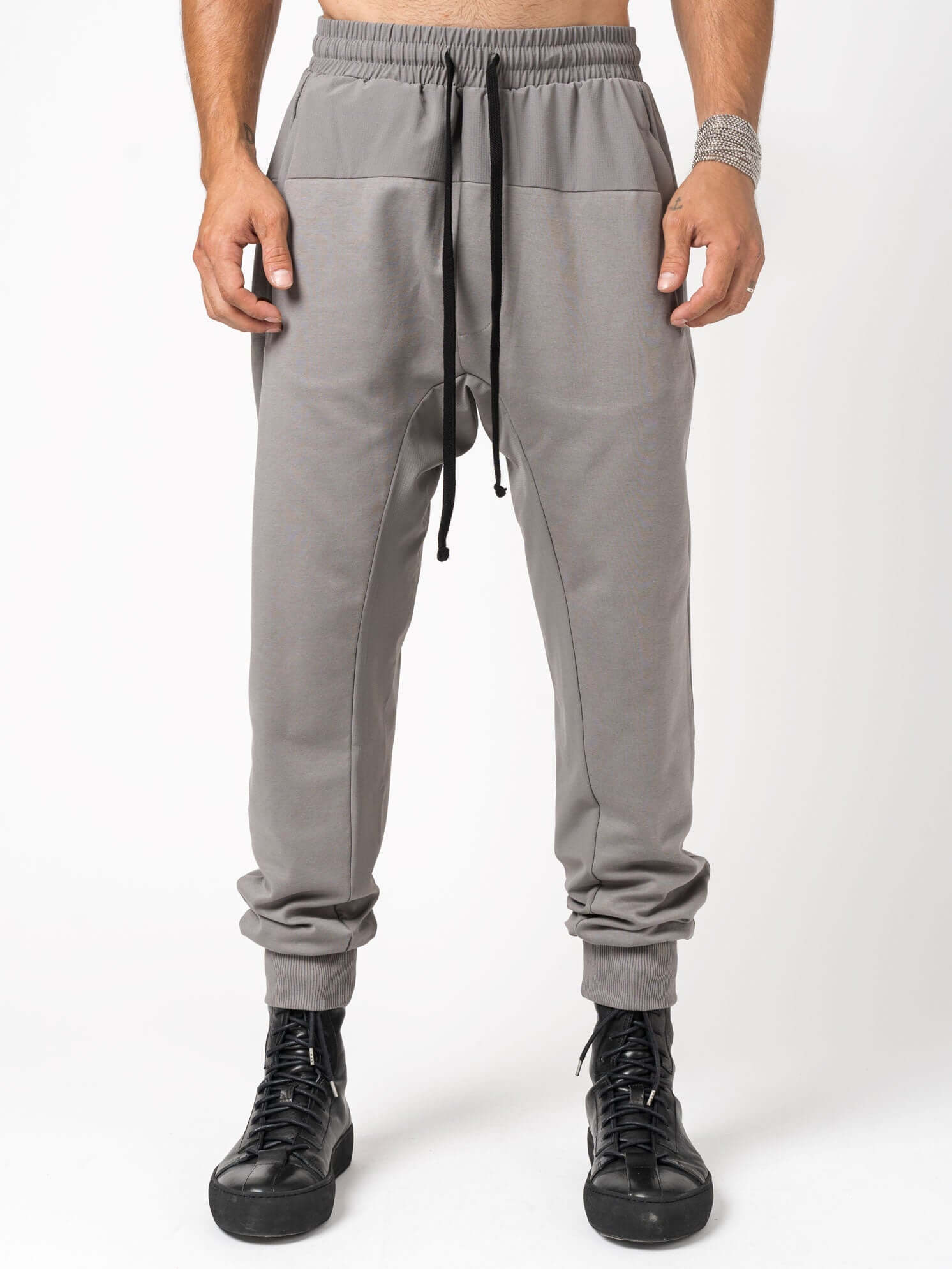 THOM KROM MST465 Matmix drop crotch trousers