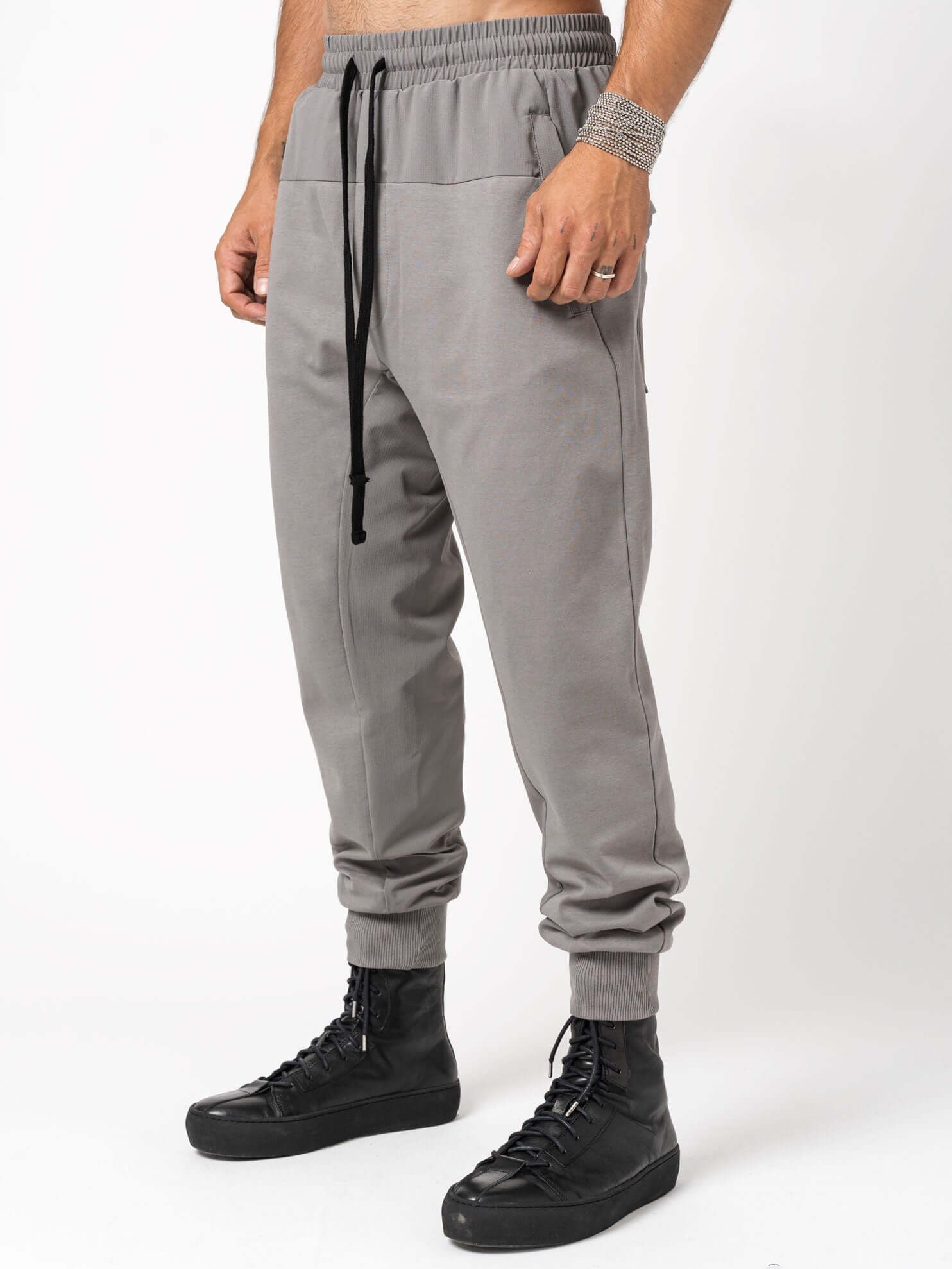 THOM KROM MST465 Matmix drop crotch trousers