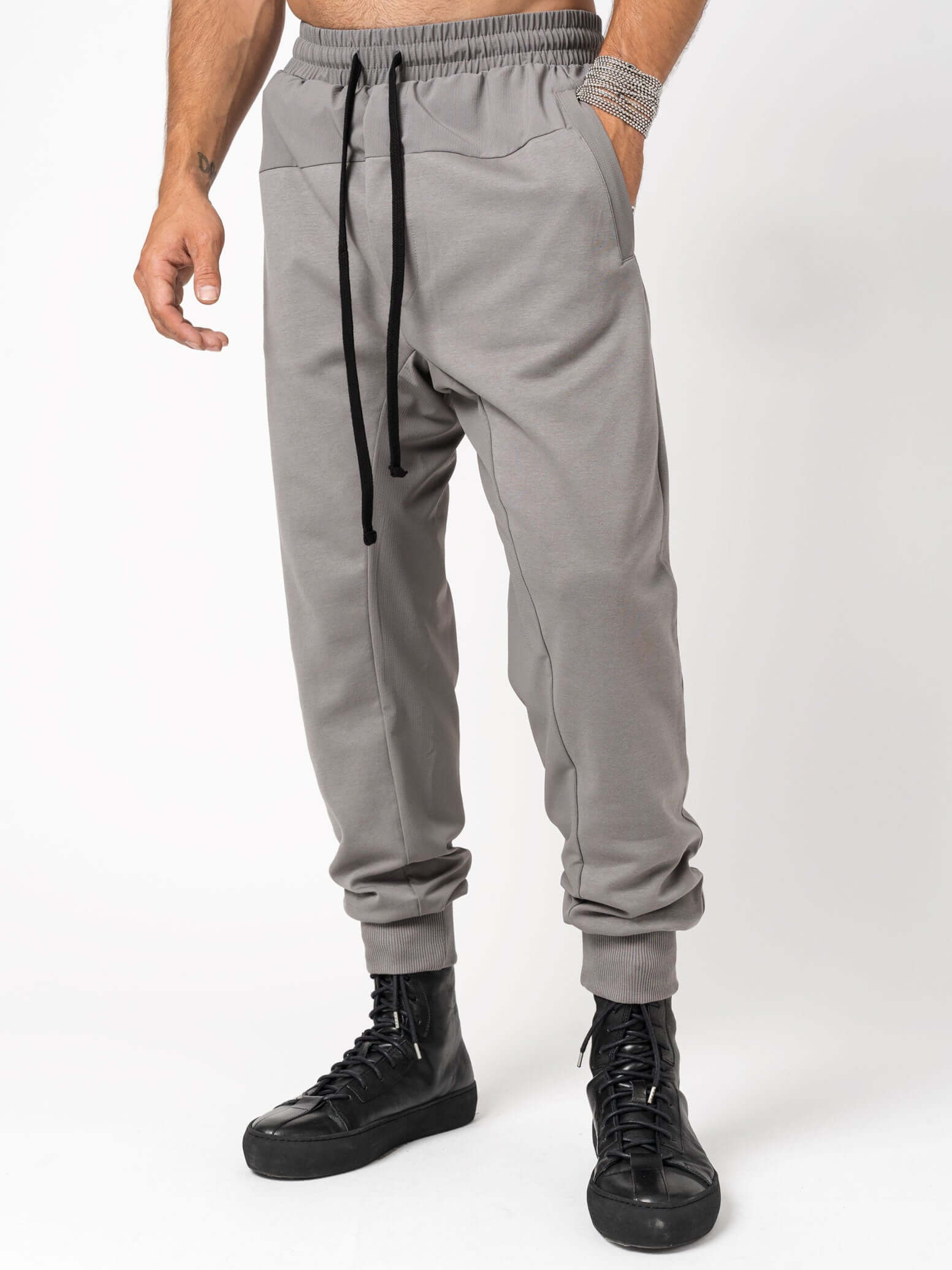 THOM KROM MST465 Matmix drop crotch trousers