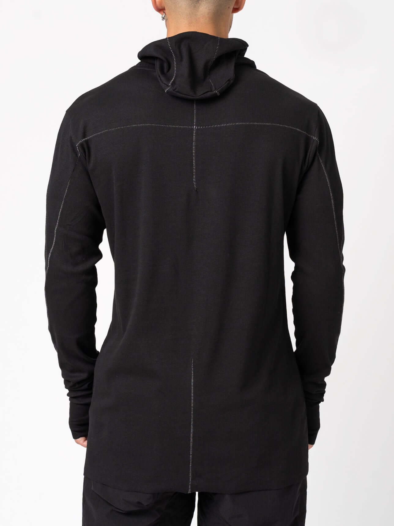 Balaclava hooded T shirt