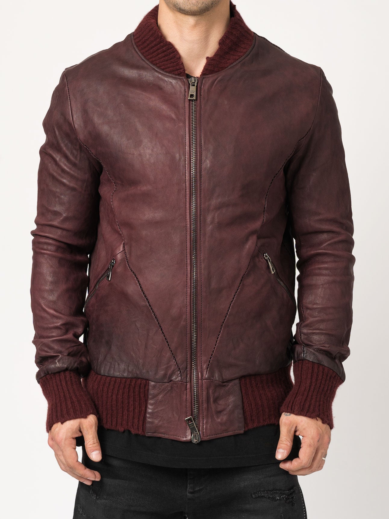 Leather Bomber