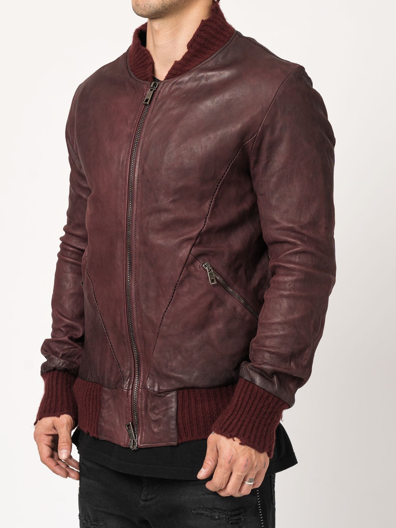 Leather Bomber