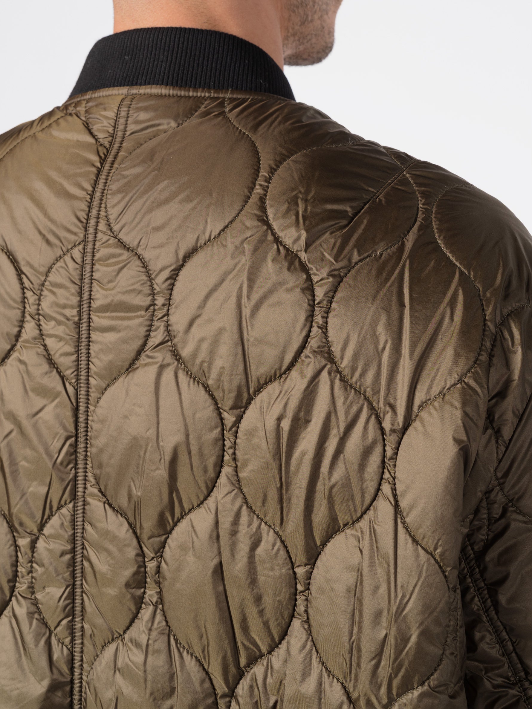 Quilted Nylon Bomber