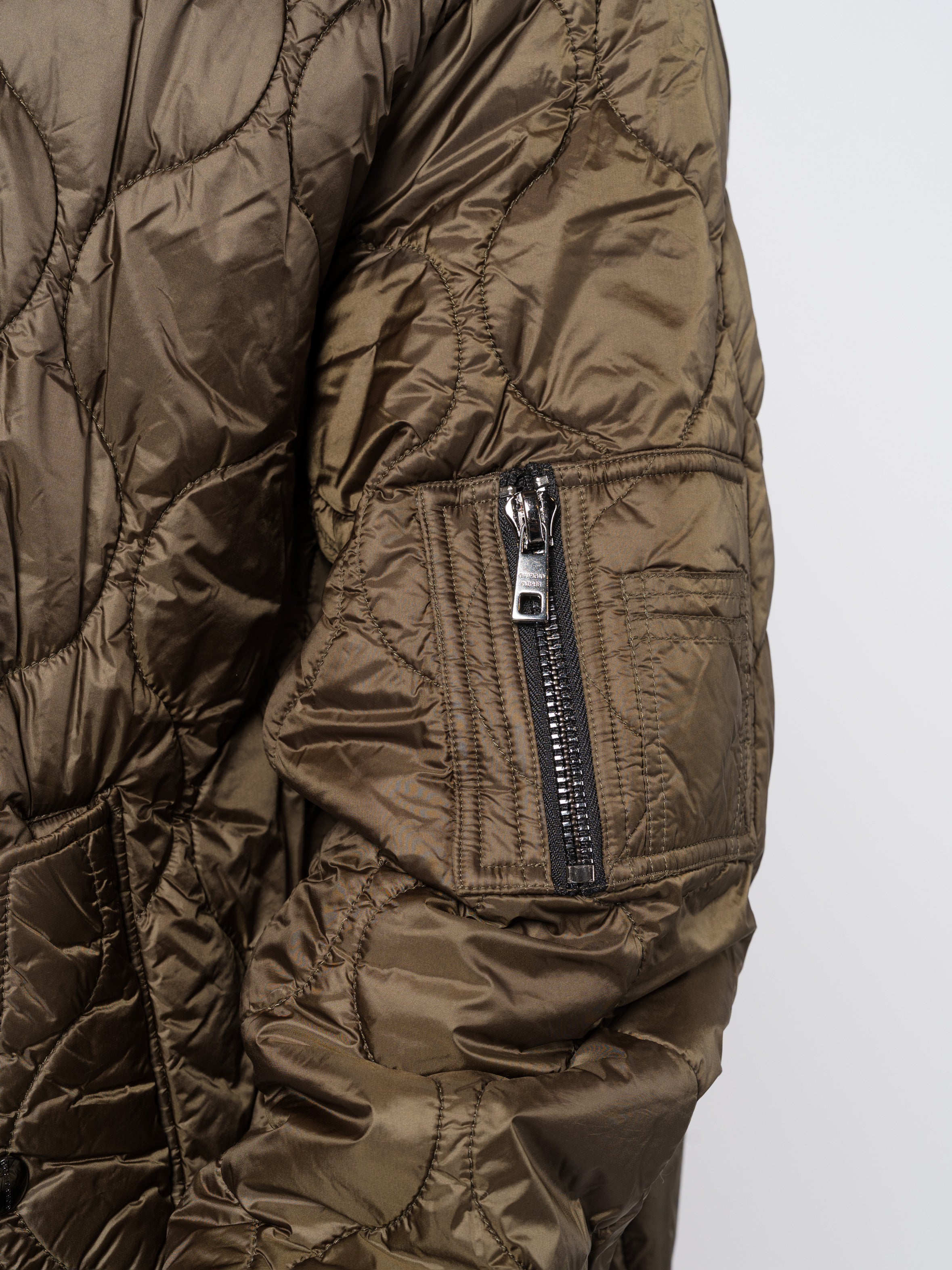 Quilted Nylon Bomber