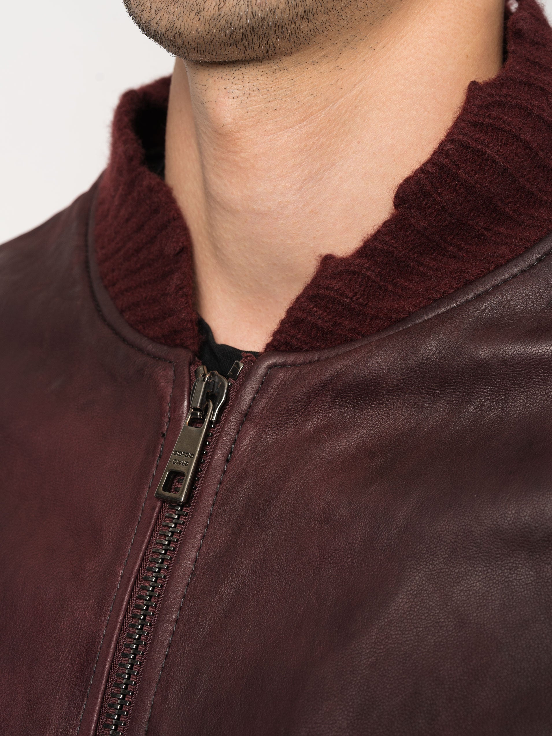 Leather Bomber