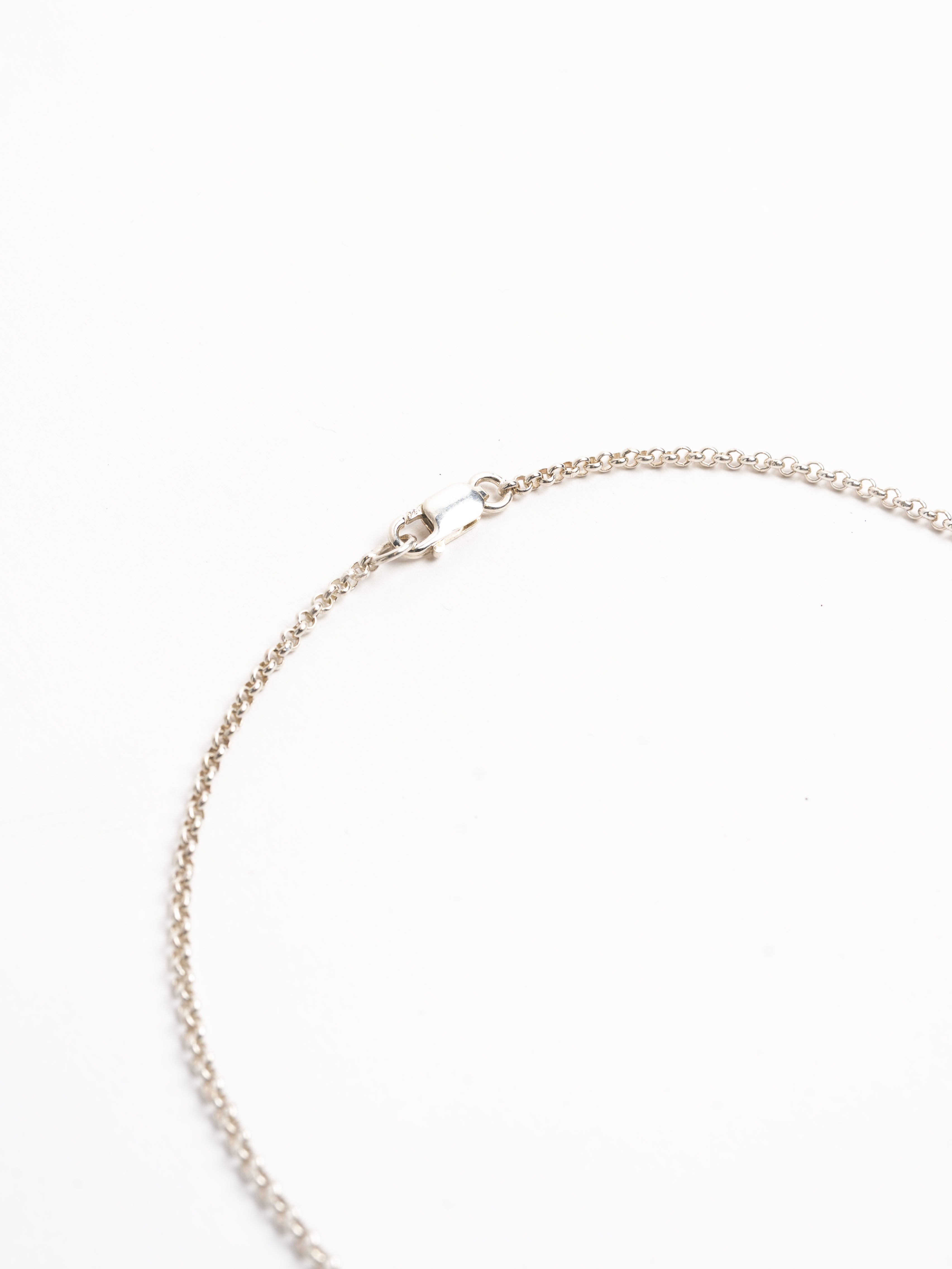 Silver Tag Necklace