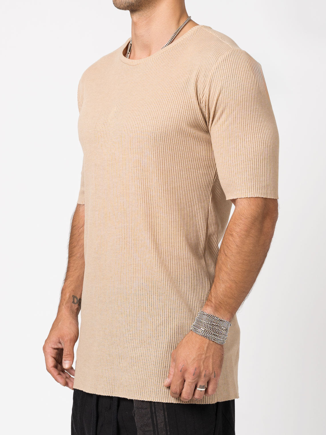 Ribbed T-shirt