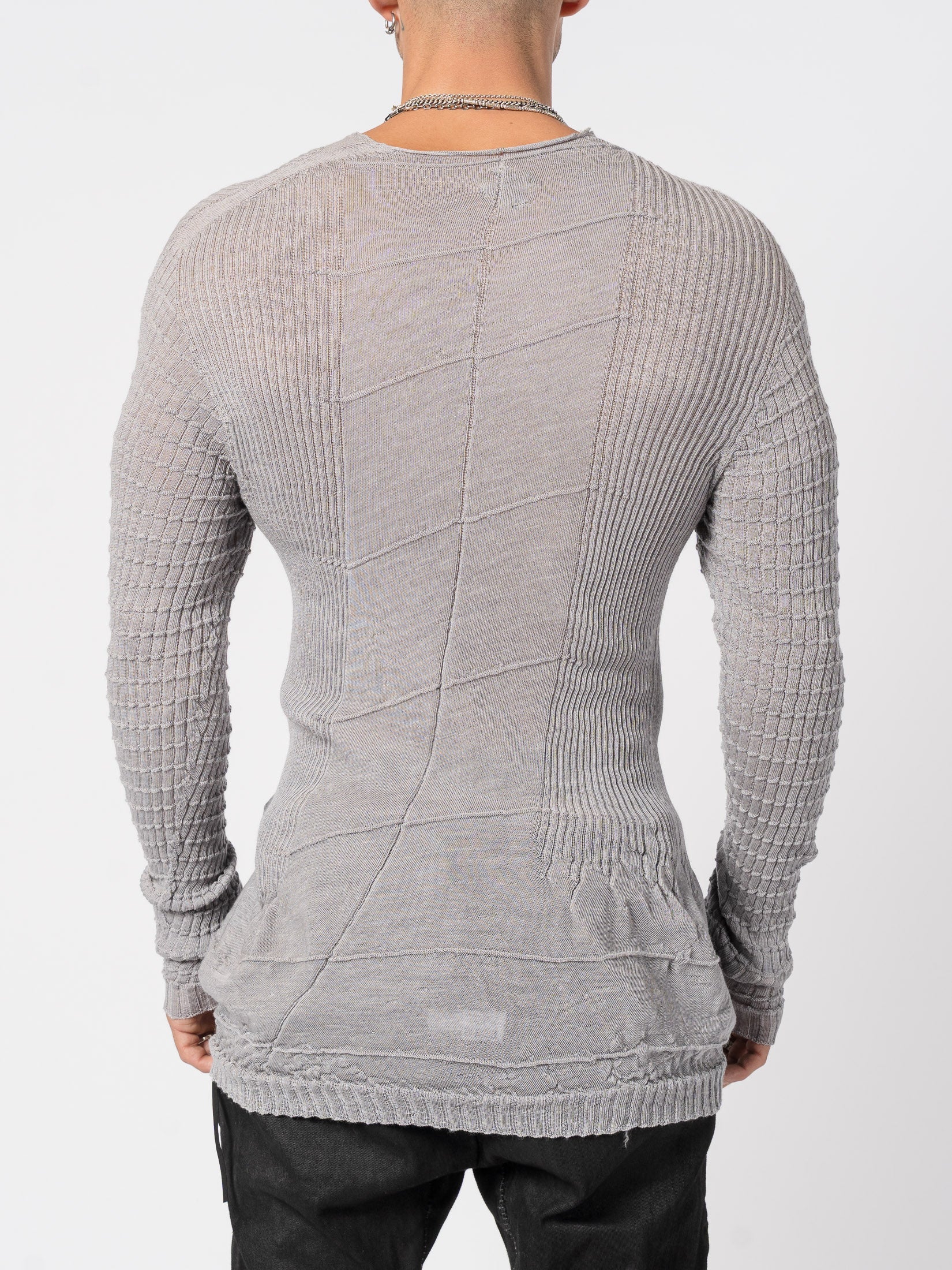 Light Twist Wool Textured Knit