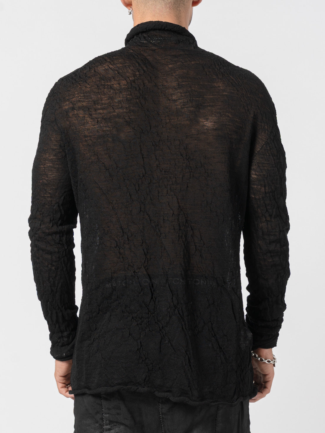 Thin Wool High Neck Knit