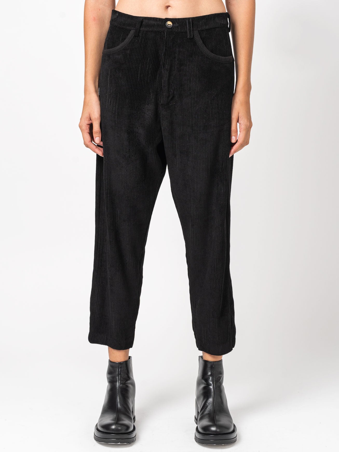 Corduroy Slouch Pants