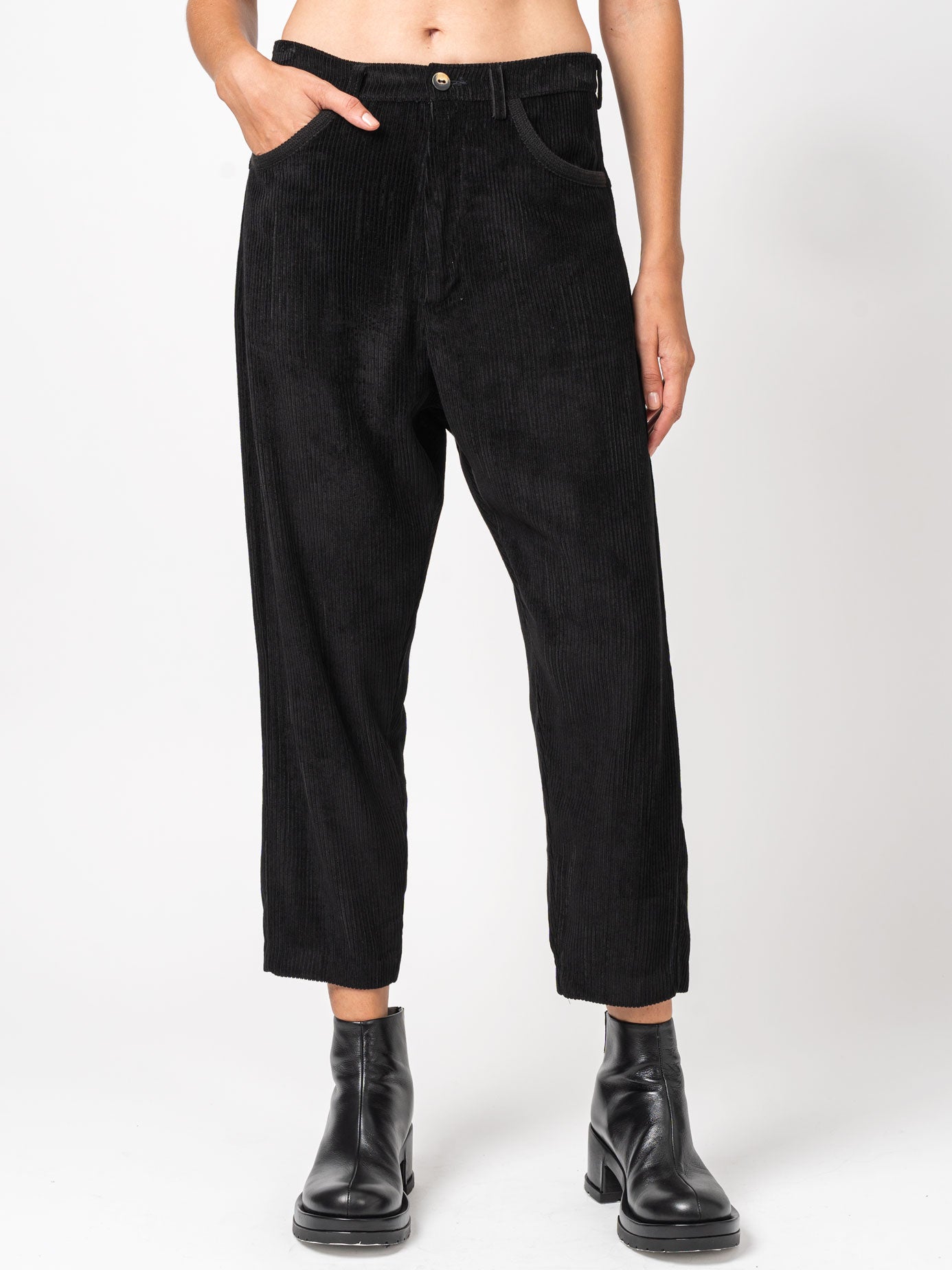 Corduroy Slouch Pants