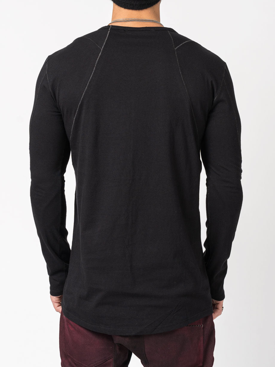 Soft Cotton Jersey Long Sleeve T-Shirt