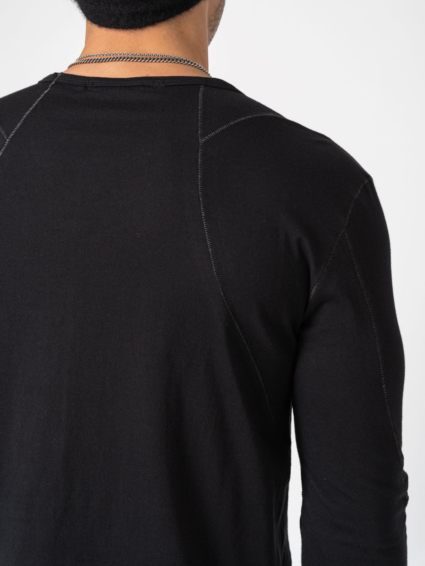 Soft Cotton Jersey Long Sleeve T-Shirt