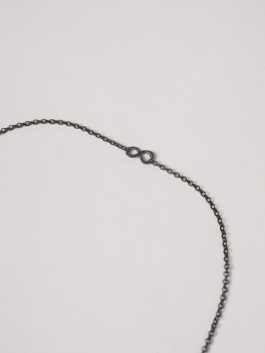 Textured Silver Pendant Necklace