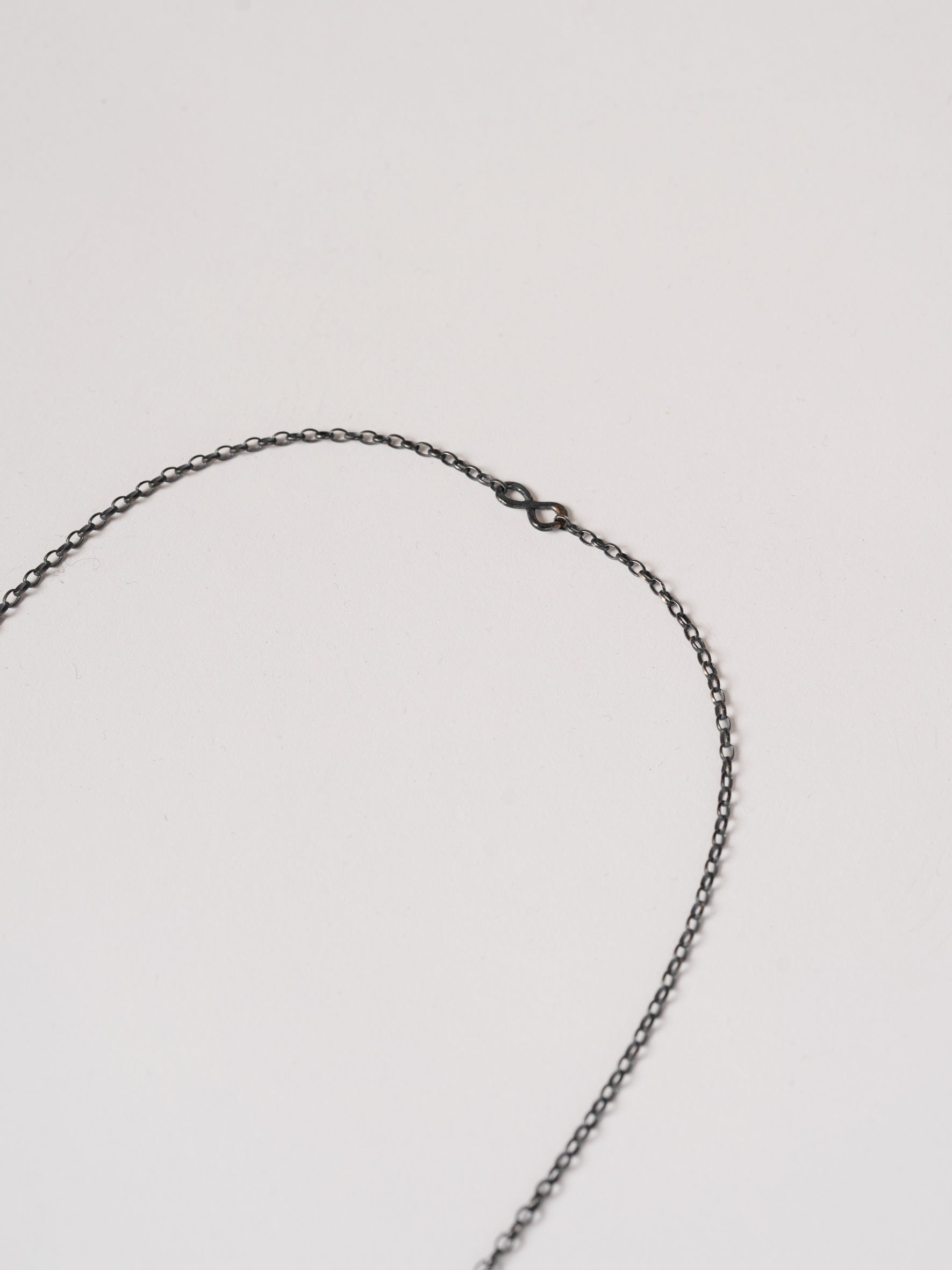 Organic Silver Pendant Necklace