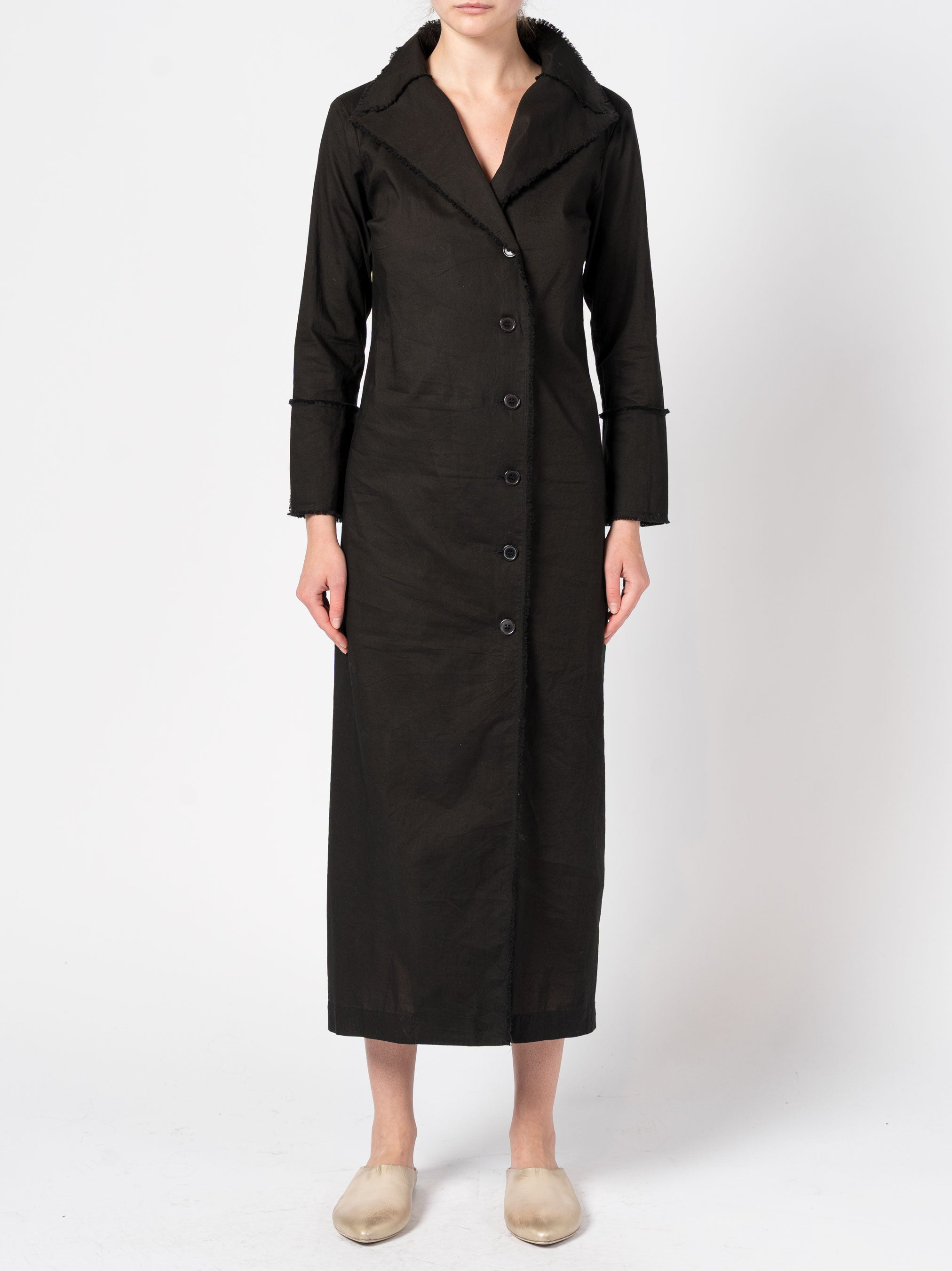 Button-Down Long Dress