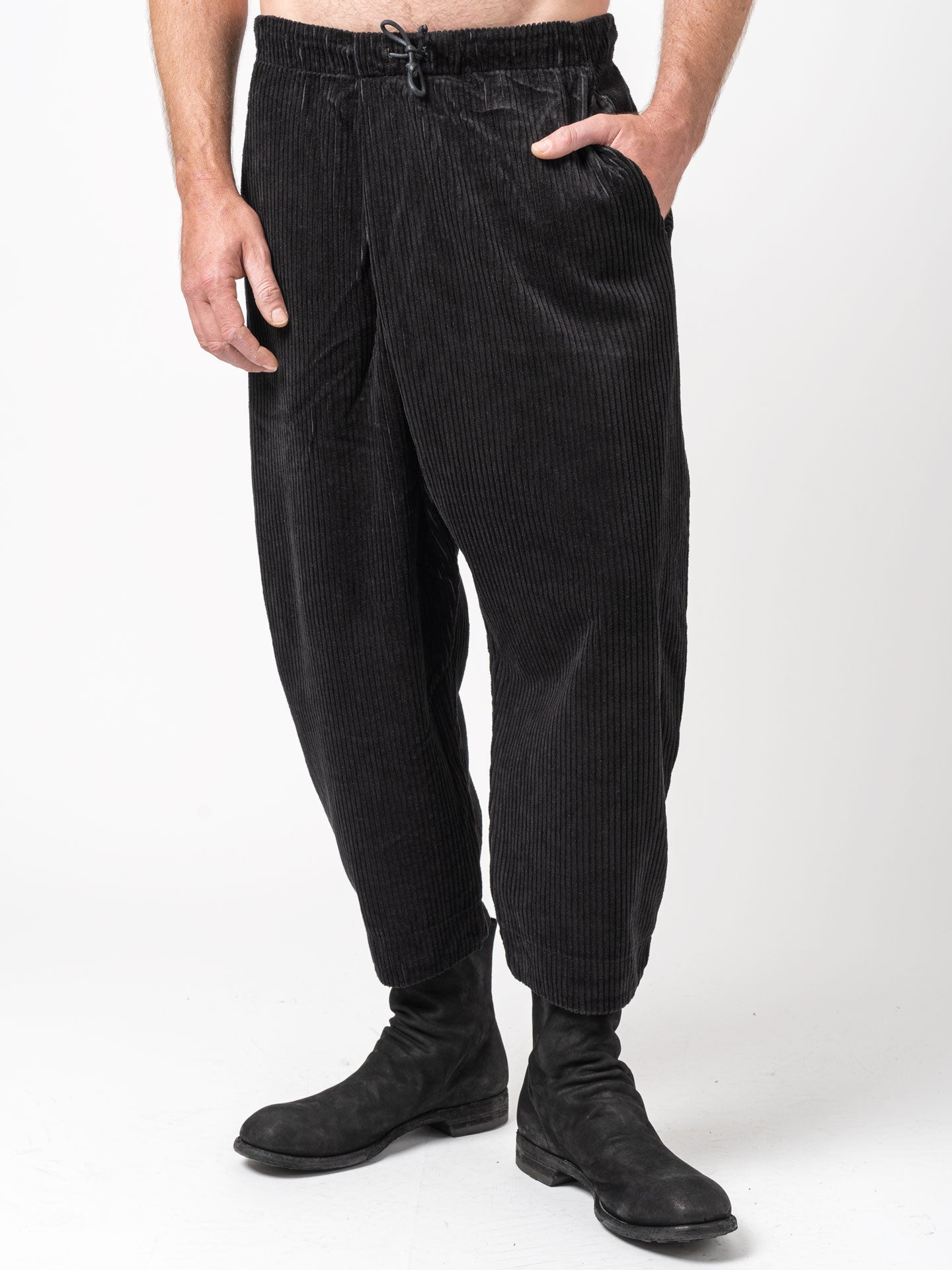 Cropped Oversized Trousers