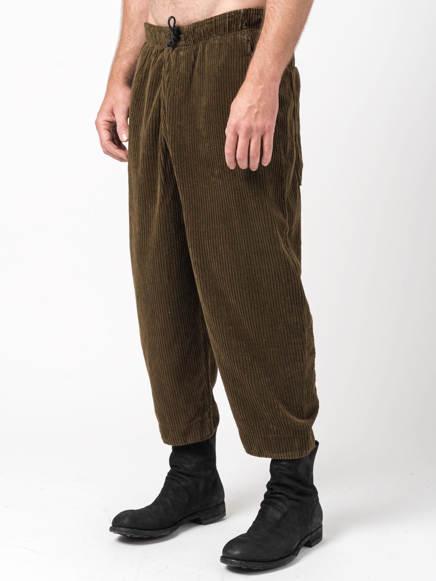 Cropped Oversized Trousers