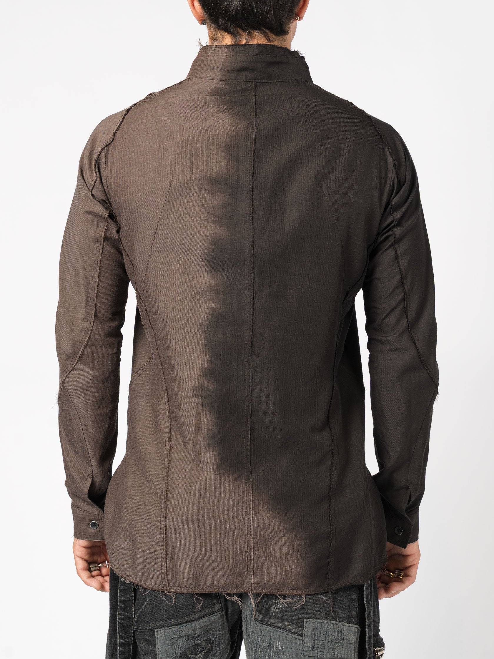 Distressed Dip-Dye Shirt