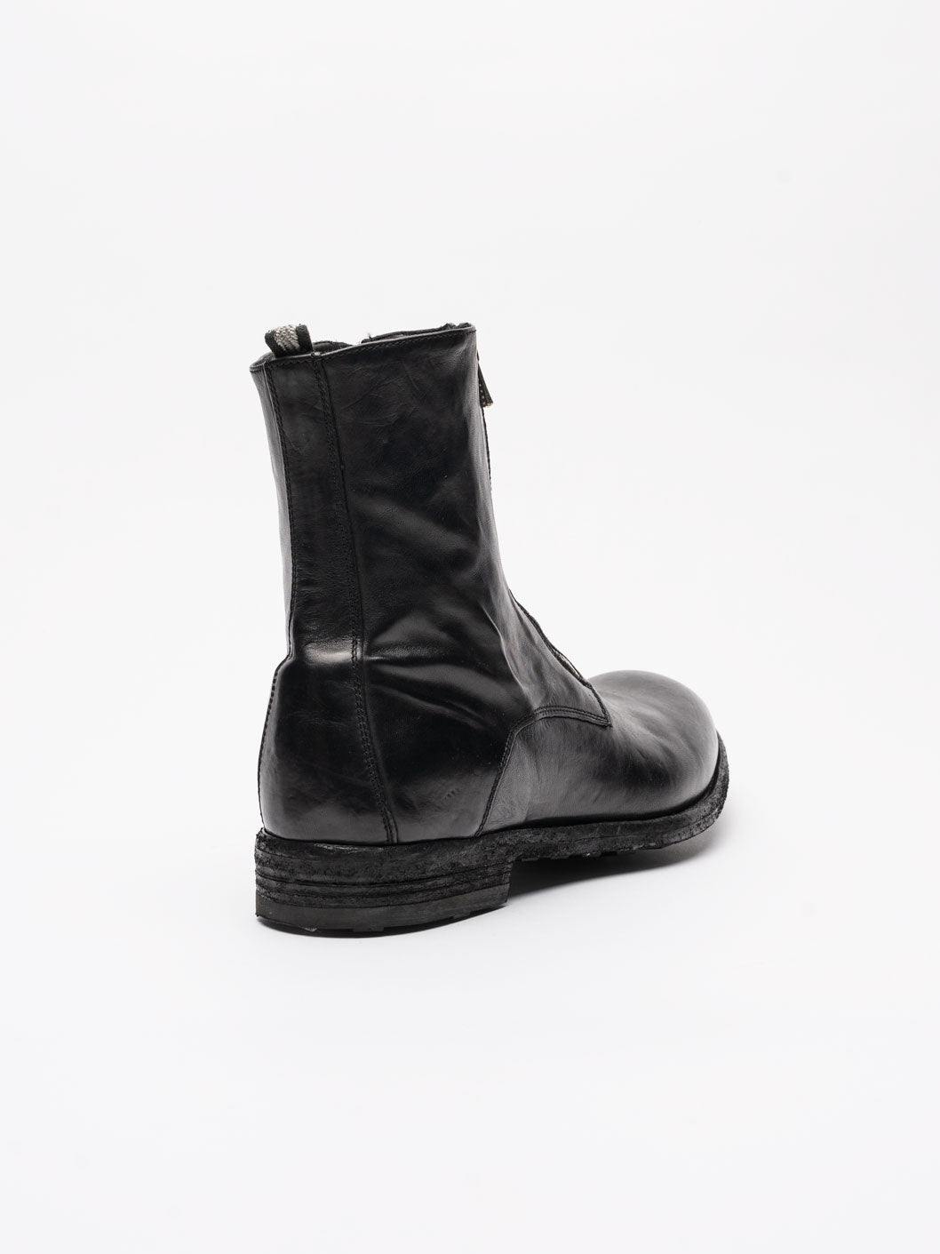 Dual zip Leather Boots