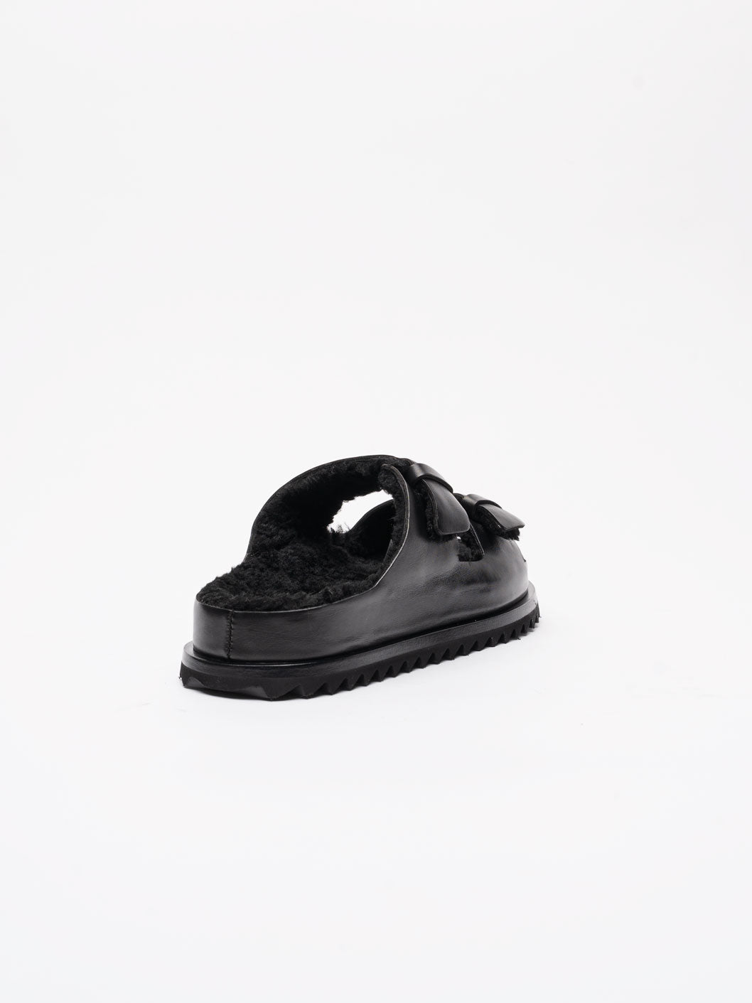 Leather Slide Sandals