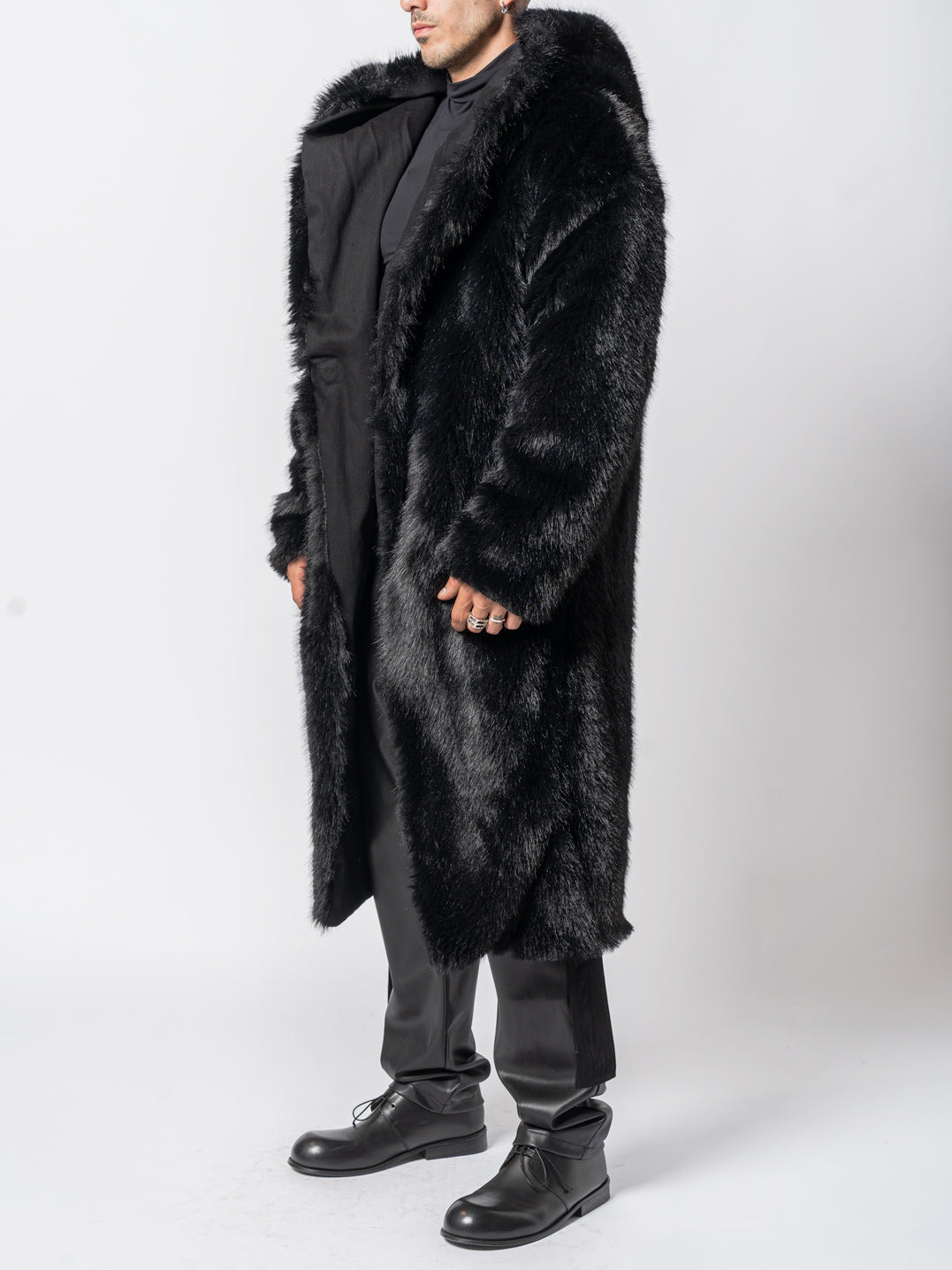 Reversible Faux Fur Coat
