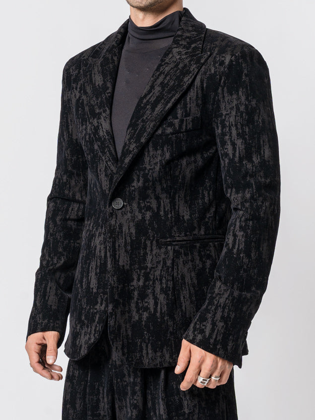 Textured Velvet Blazer