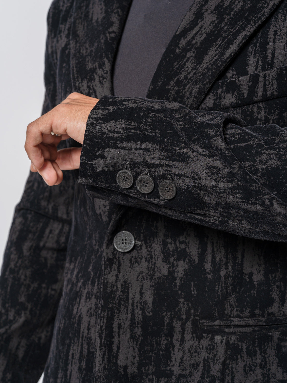 Textured Velvet Blazer