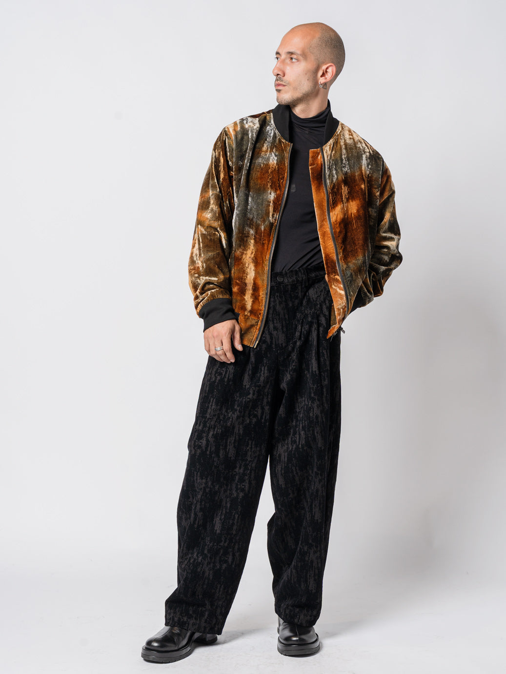 Velvet Bomber Jacket