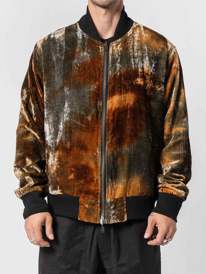 Velvet Bomber Jacket
