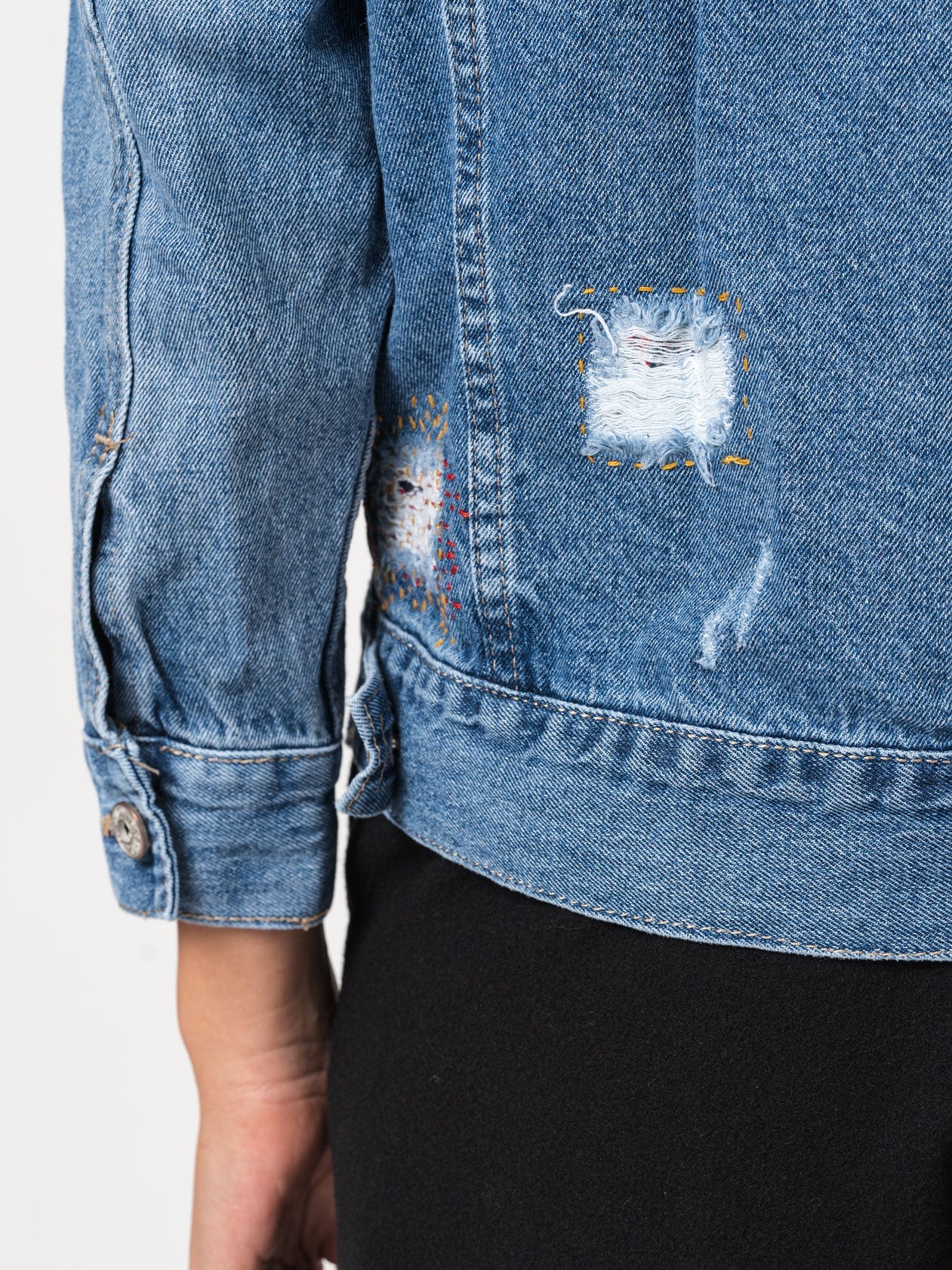 Distressed Denim Jacket