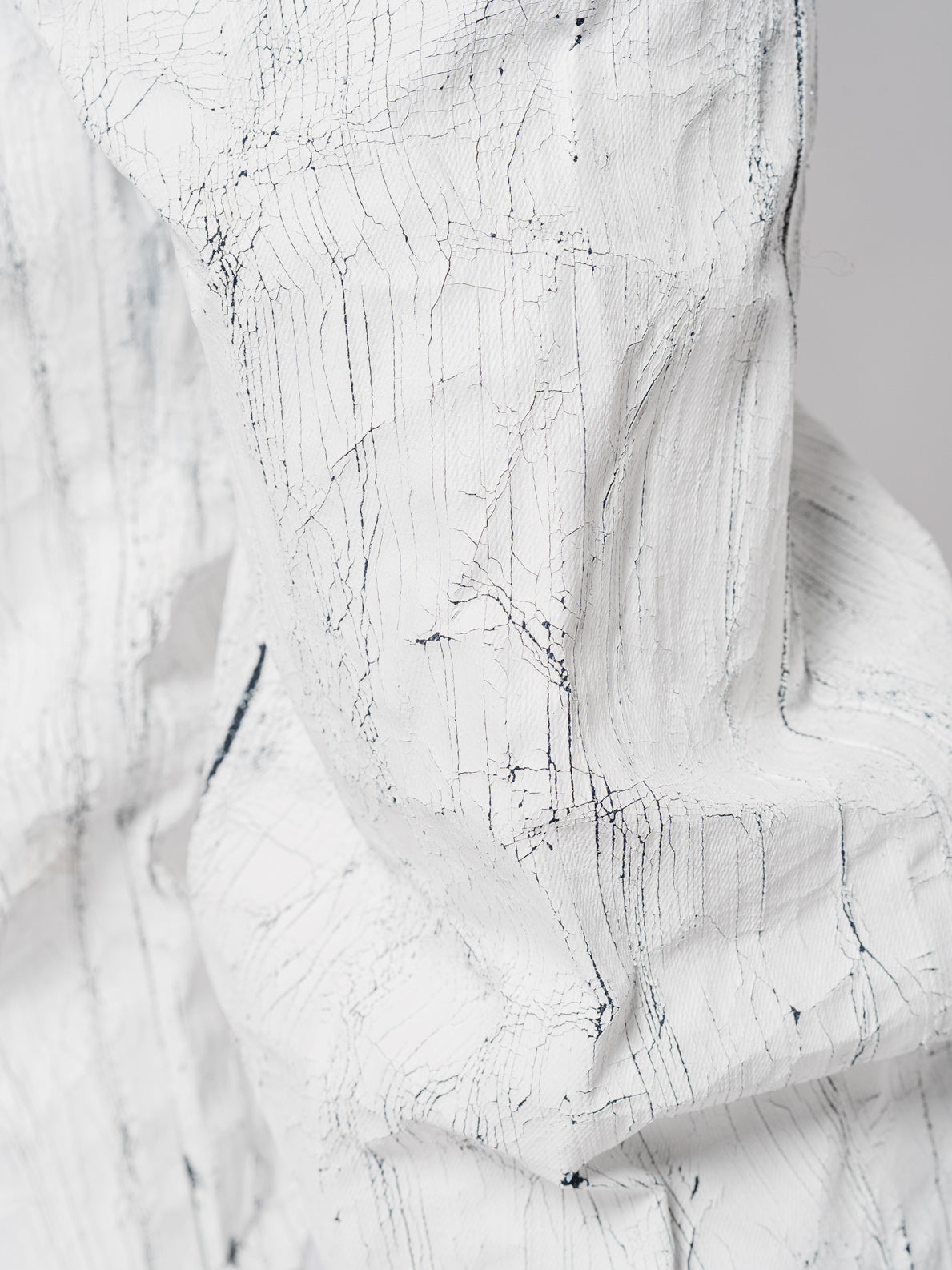 Cracked-Effect Paint Jeans