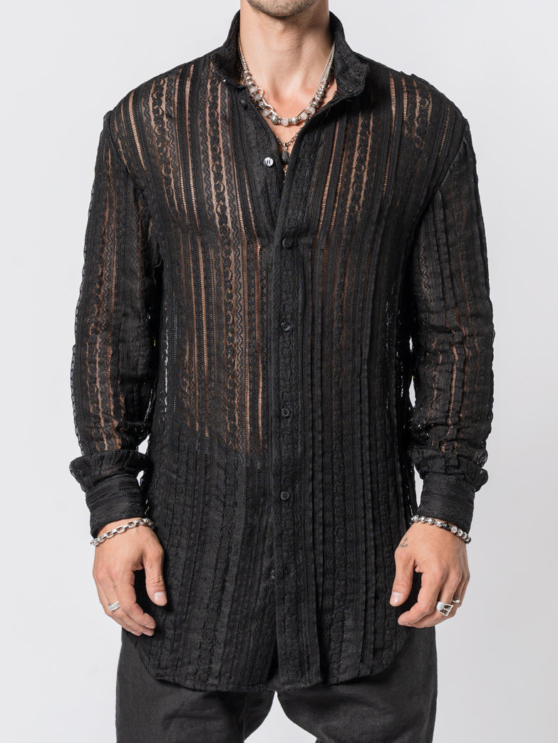 Textured Lace Shirt