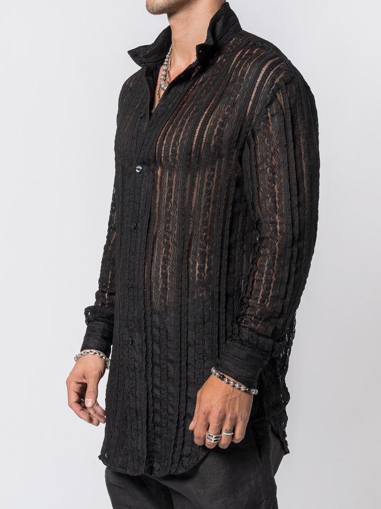 Textured Lace Shirt