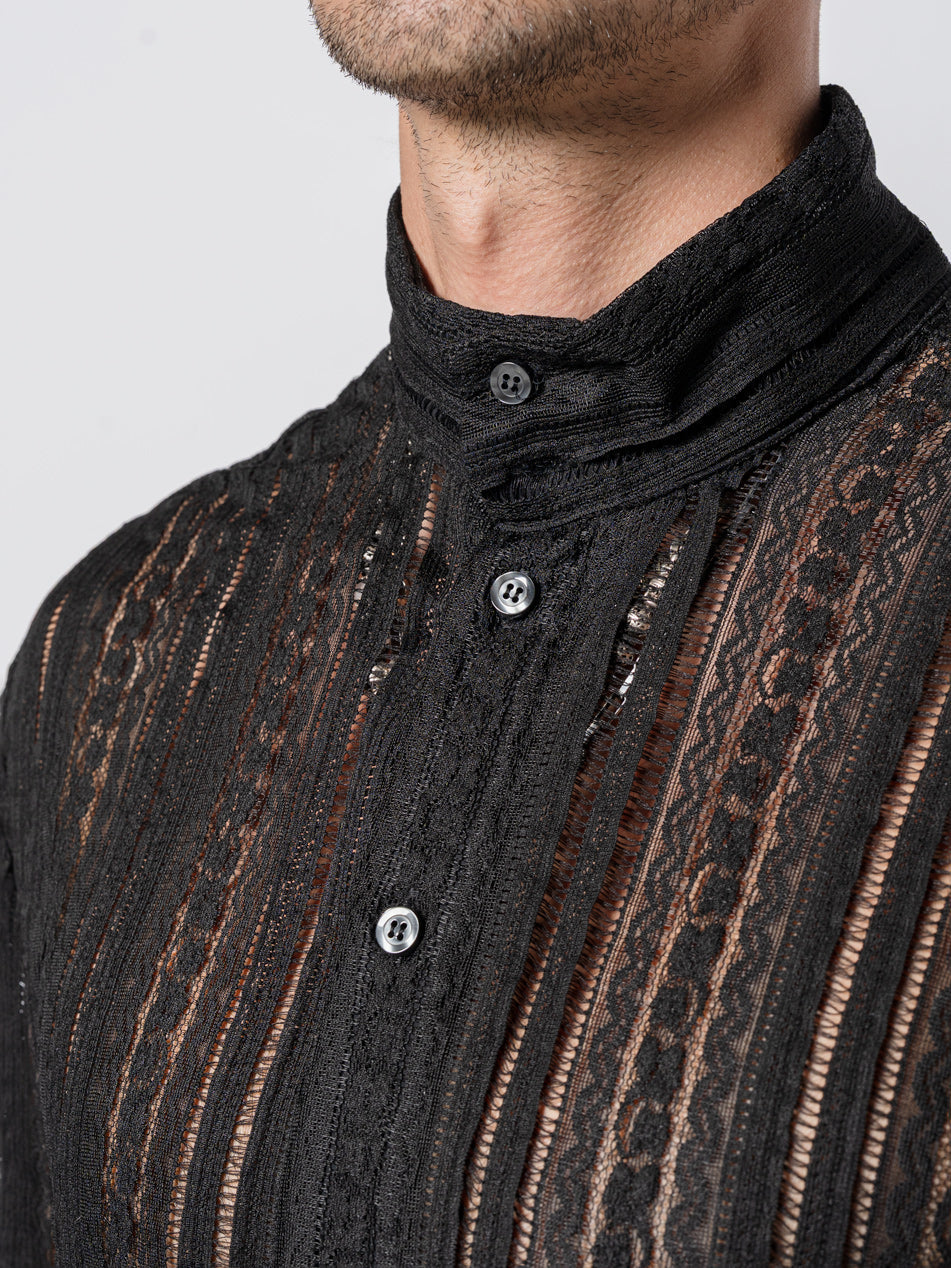 Textured Lace Shirt