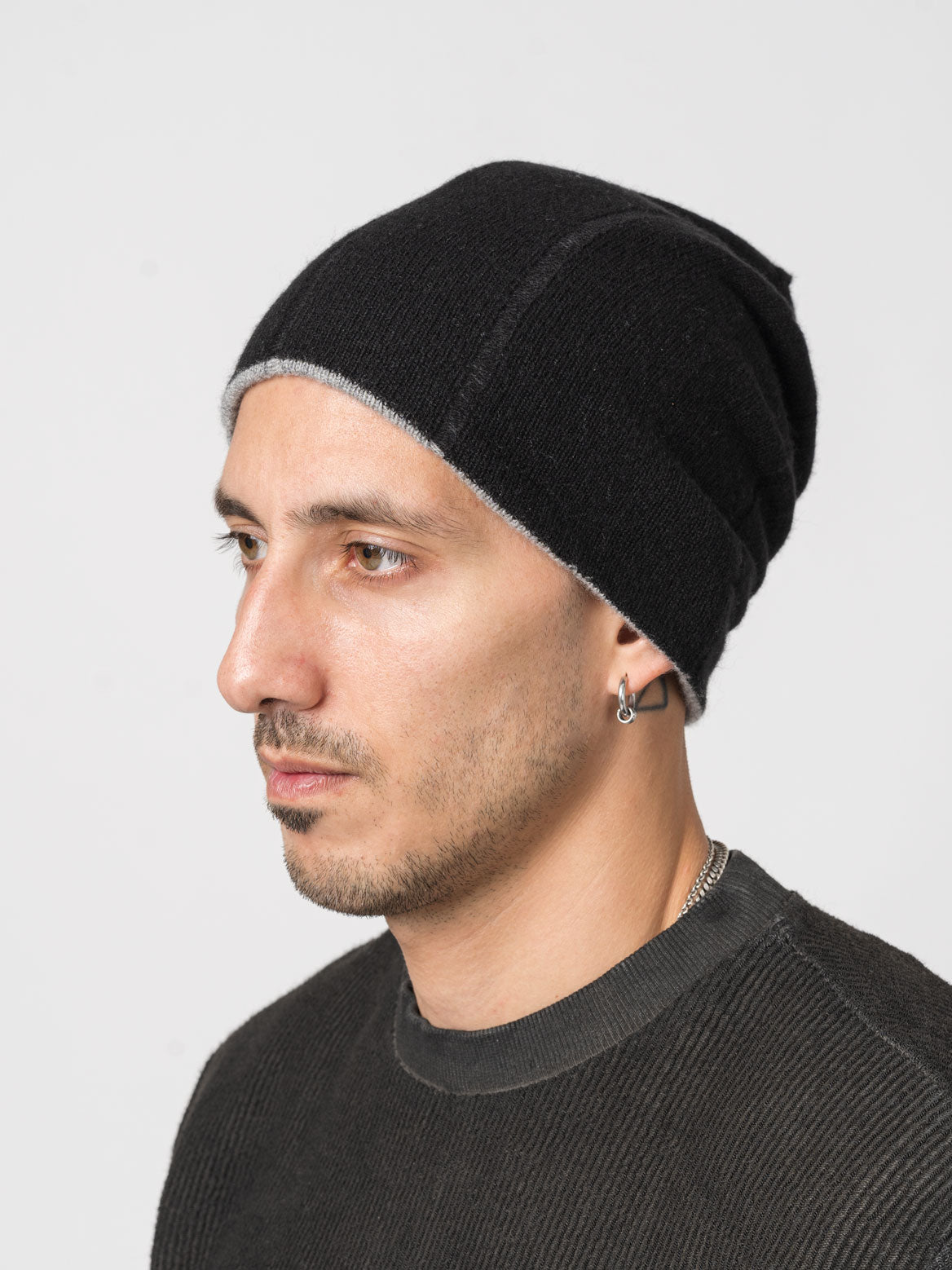 Cashmere Reversible Beanie