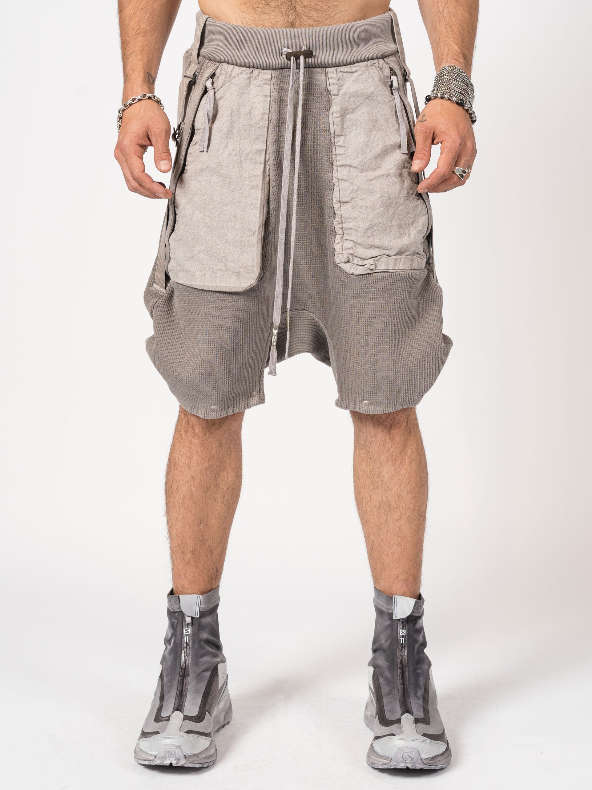 Drop-Crotch Hybrid Shorts