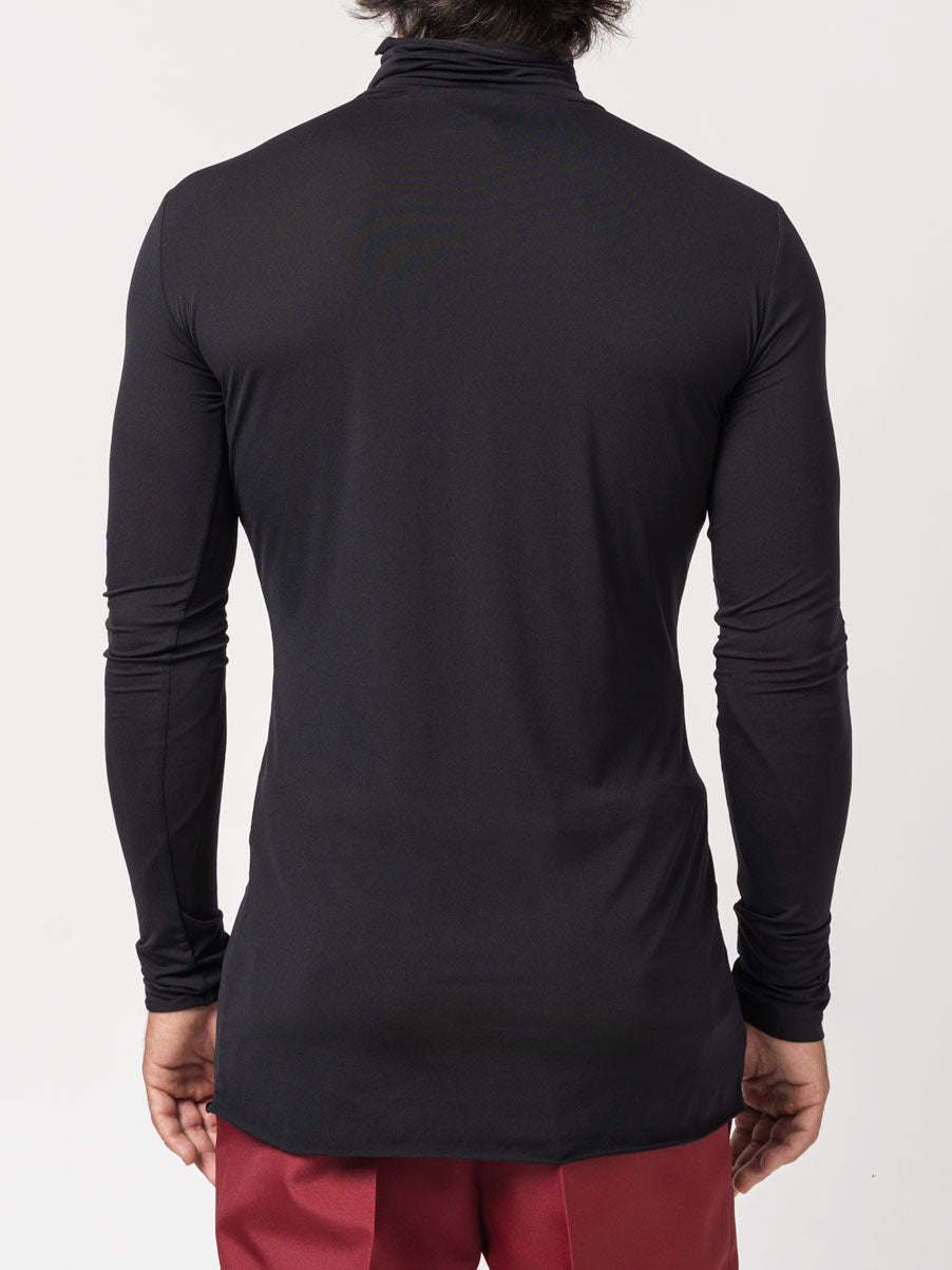 Stretch Turtleneck Top