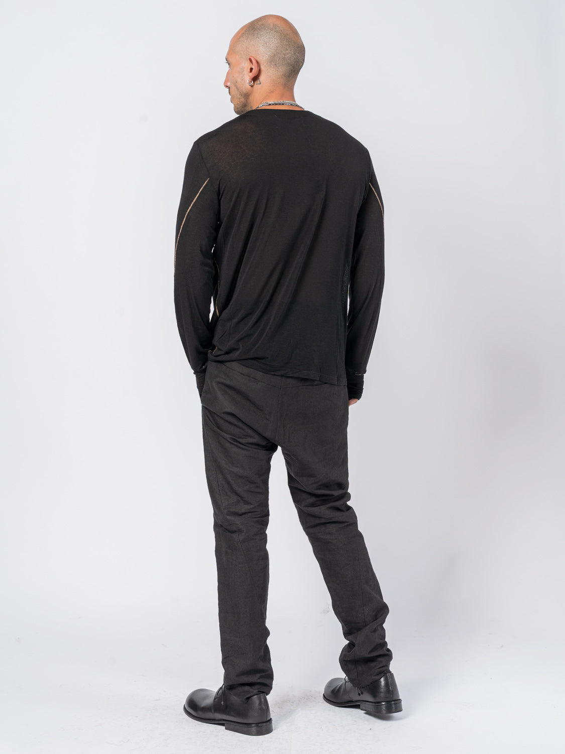 Button-Up Long Sleeve T-Shirt