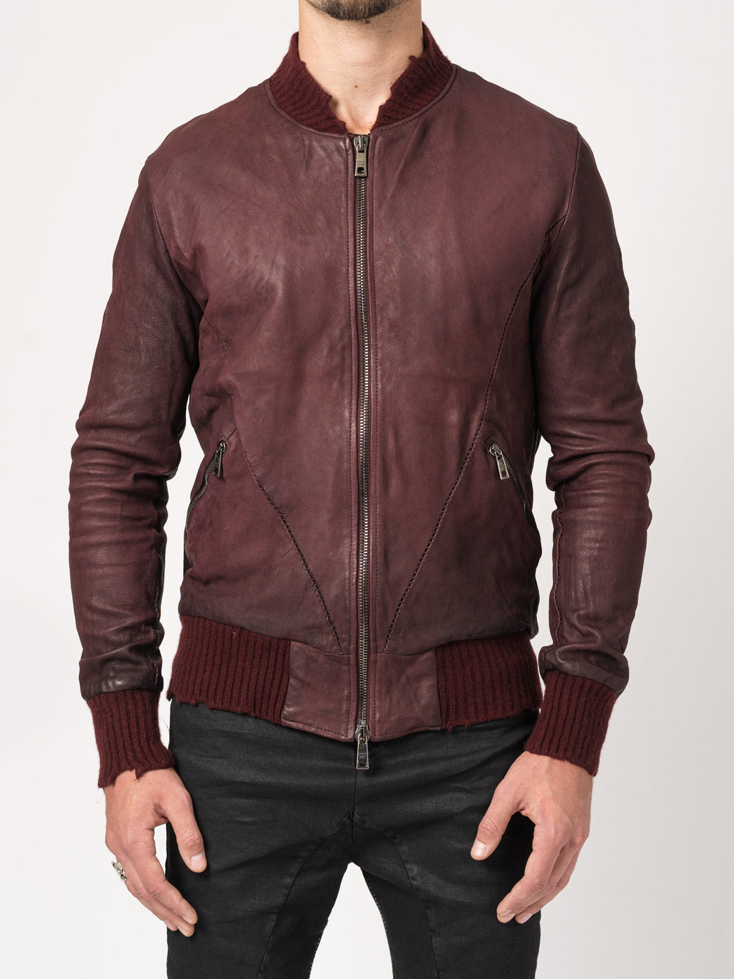 Leather Bomber