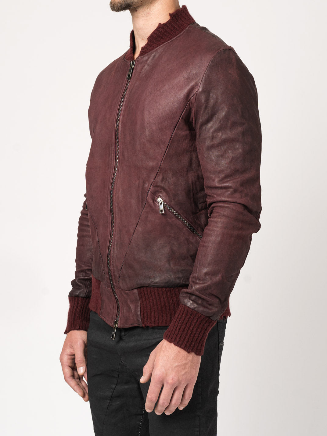 Leather Bomber